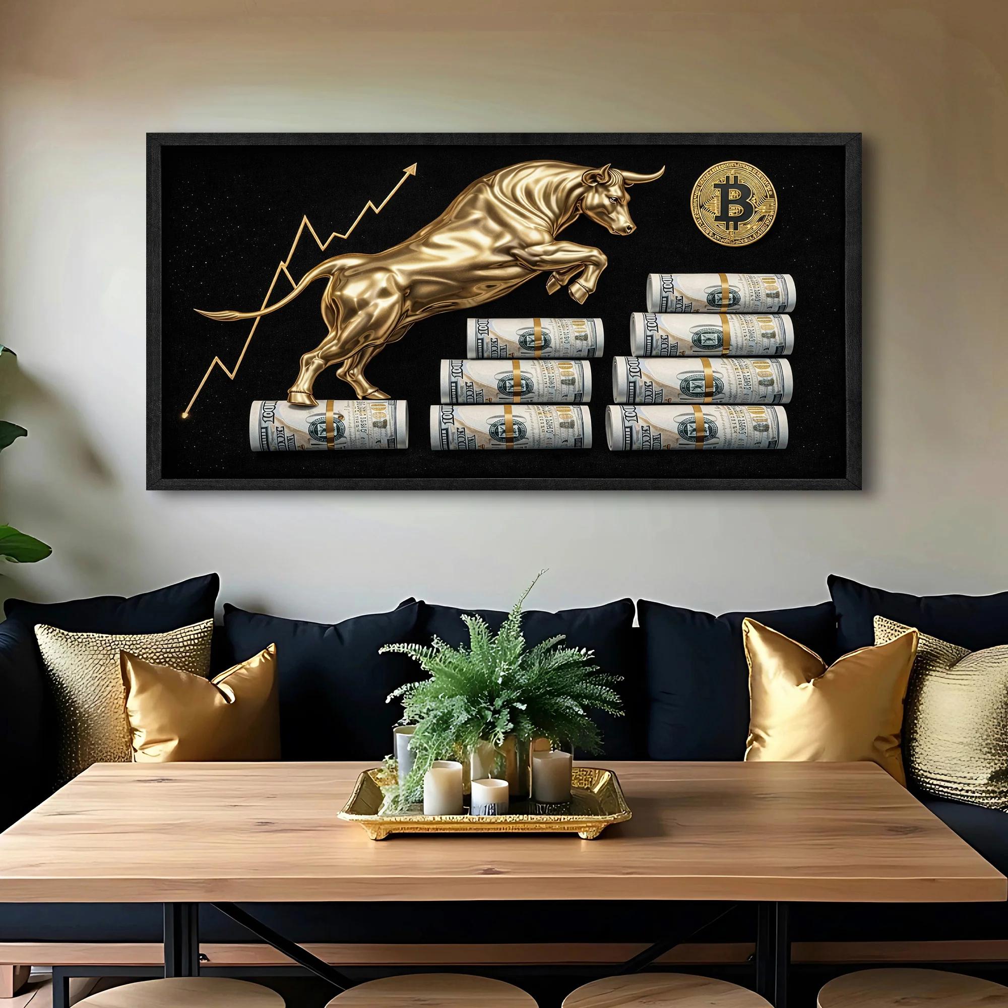 Bull Market Mindset Motivational Wall Art - Image 4