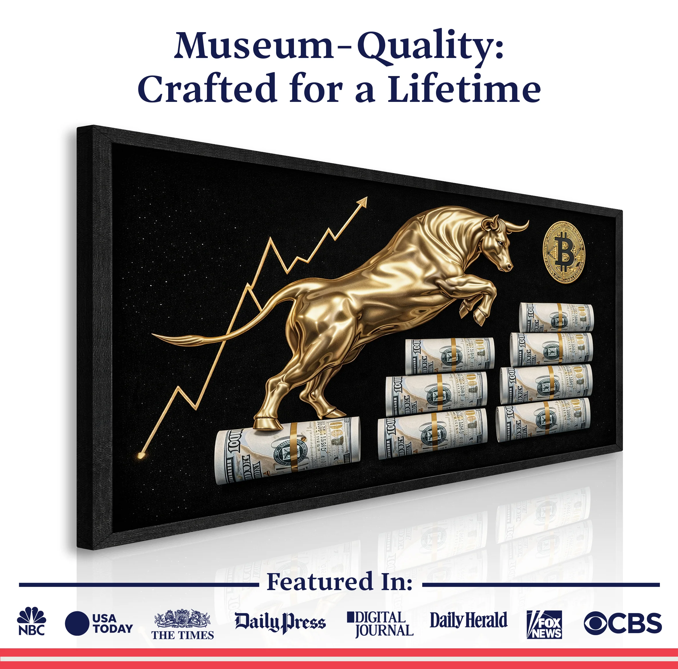 Bull Market Mindset Motivational Wall Art - Image 6