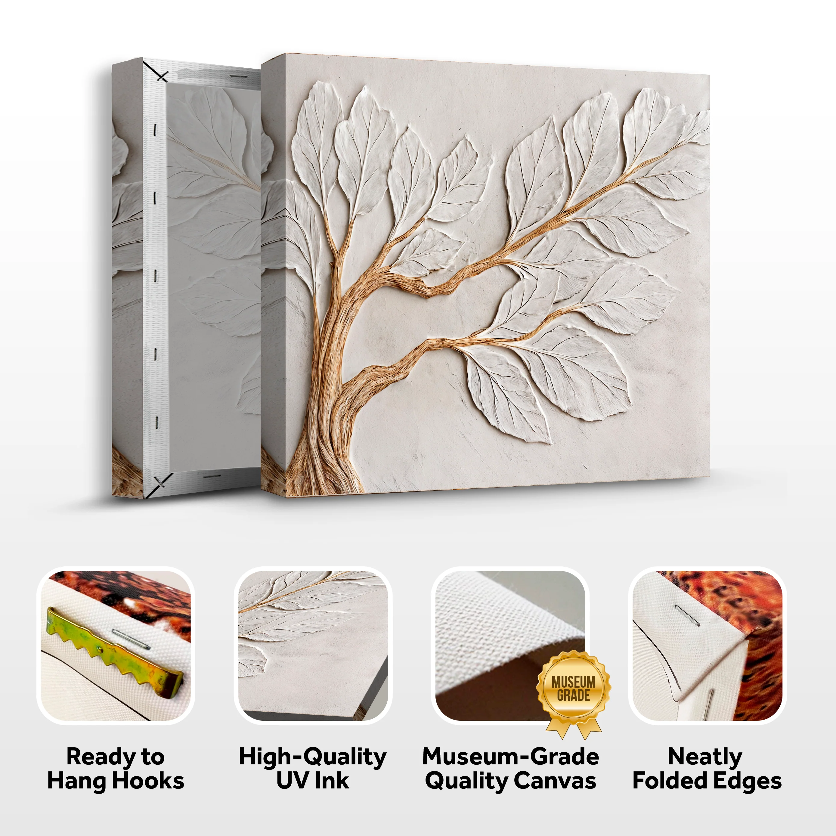 Calm In Ivory Clay Wall Art - Image 8