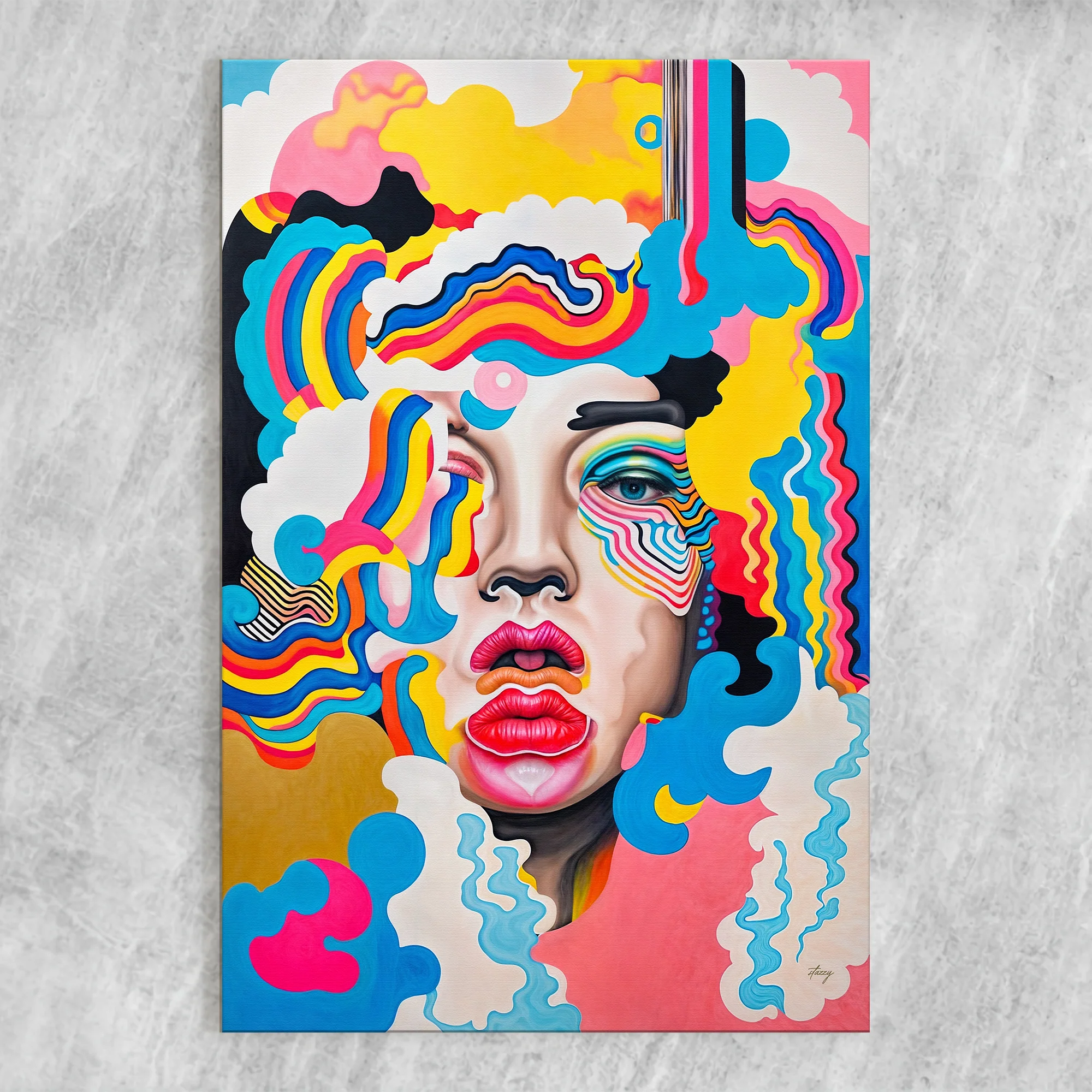 Canvas Print: "Candy Face" - Image 5