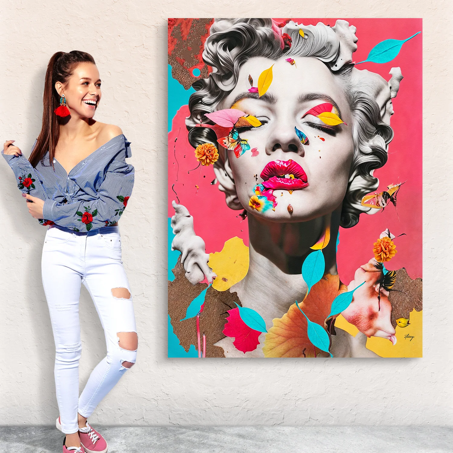 Canvas Print: "Chroma Whimsy" - Image 5