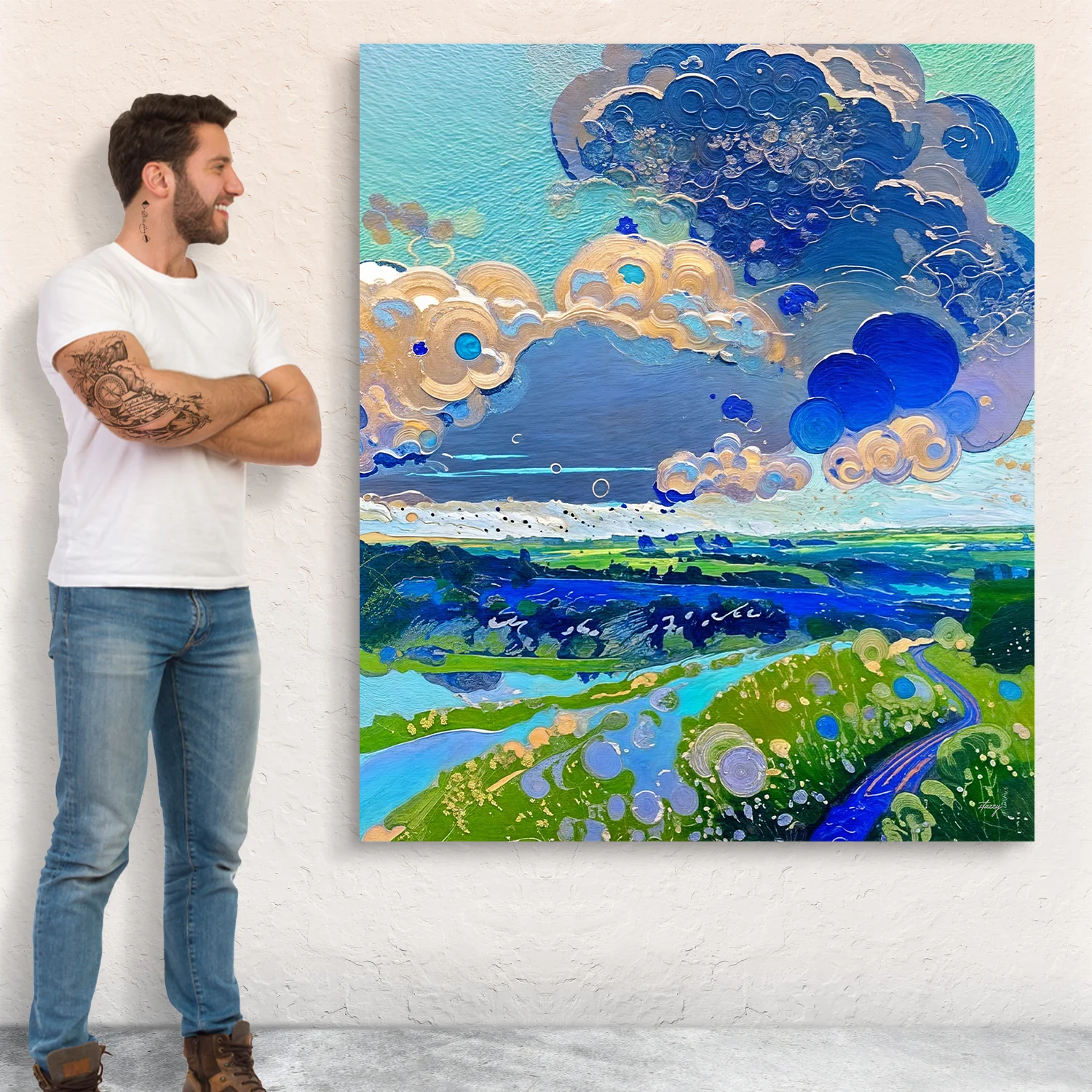 Canvas Print: "Cloud Dance" - Image 4