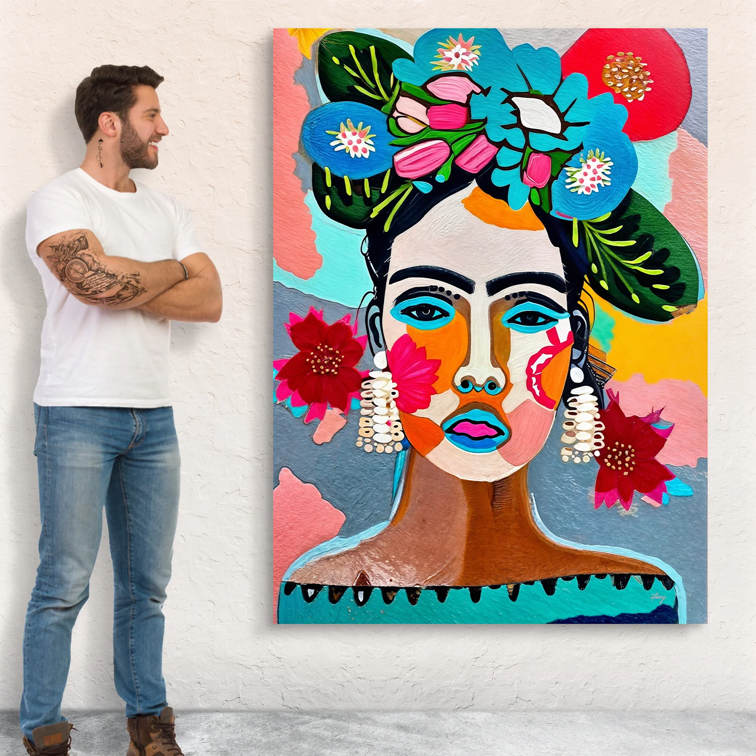 Canvas Print: "Floral Muse III" - Image 3
