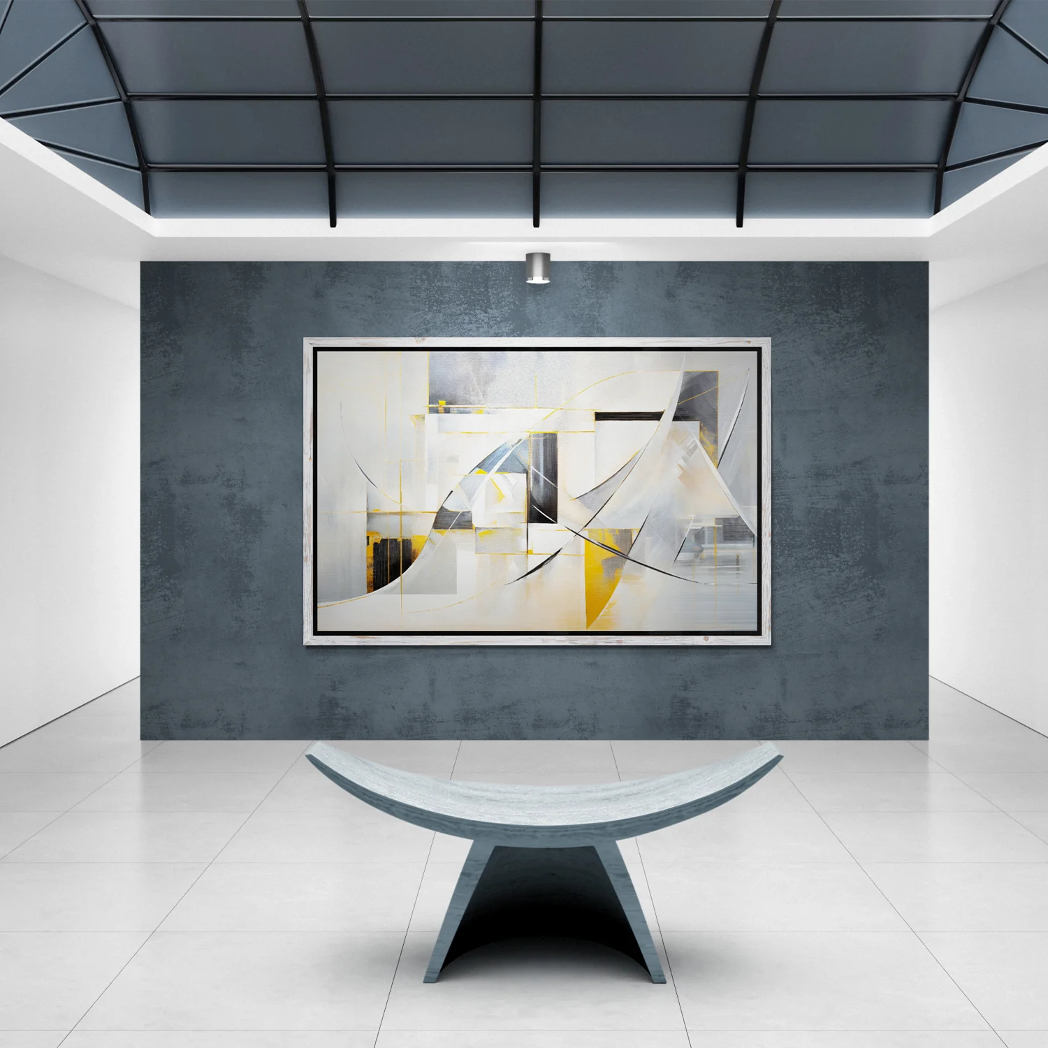 Canvas Print: "Geometric Whispers" - Image 3