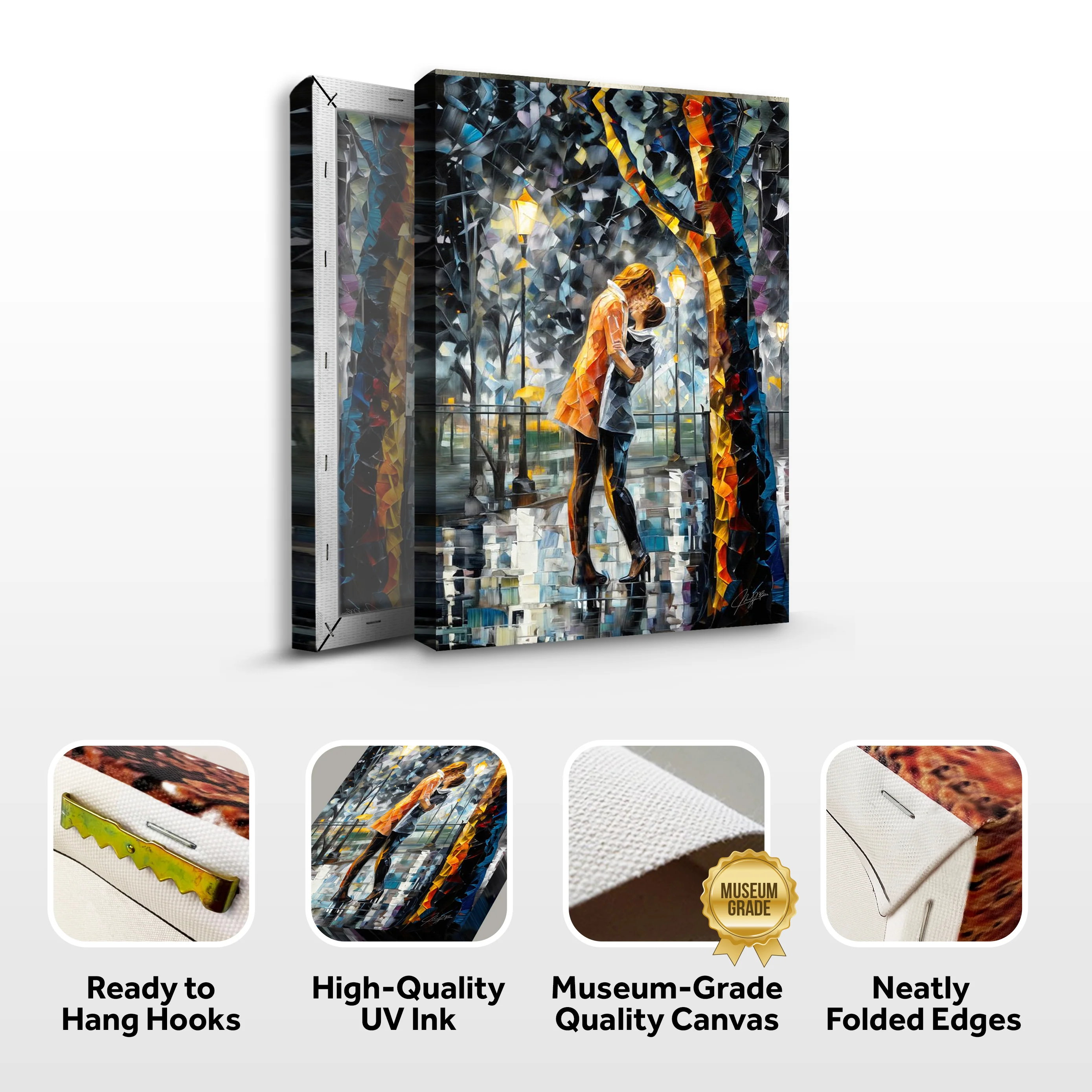 Canvas Print: "Kaleidoscope Kiss" - Image 6