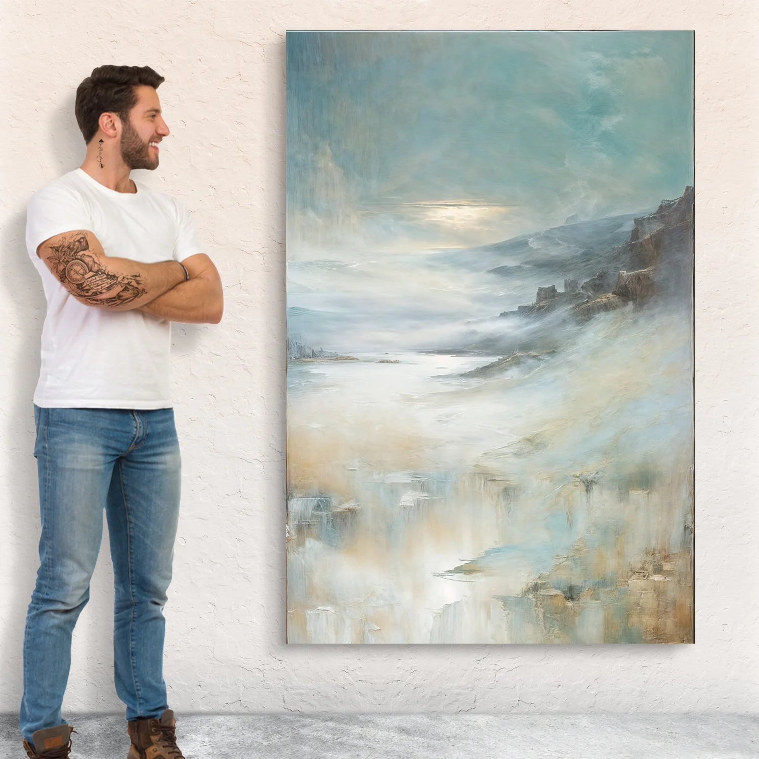 Canvas Print: "Misty Realm" - Image 4
