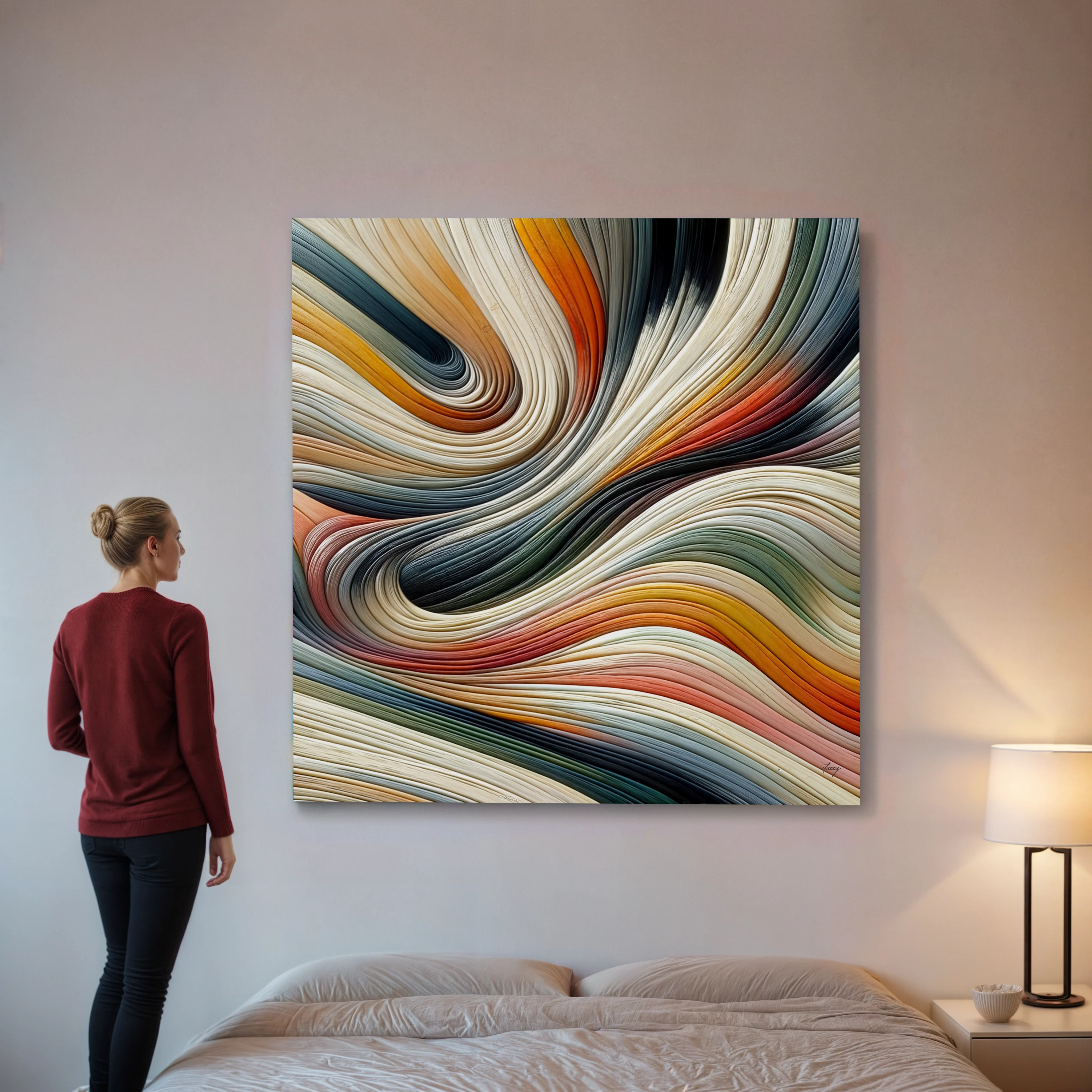 Canvas Print: "Spectral Swirl" - Image 4
