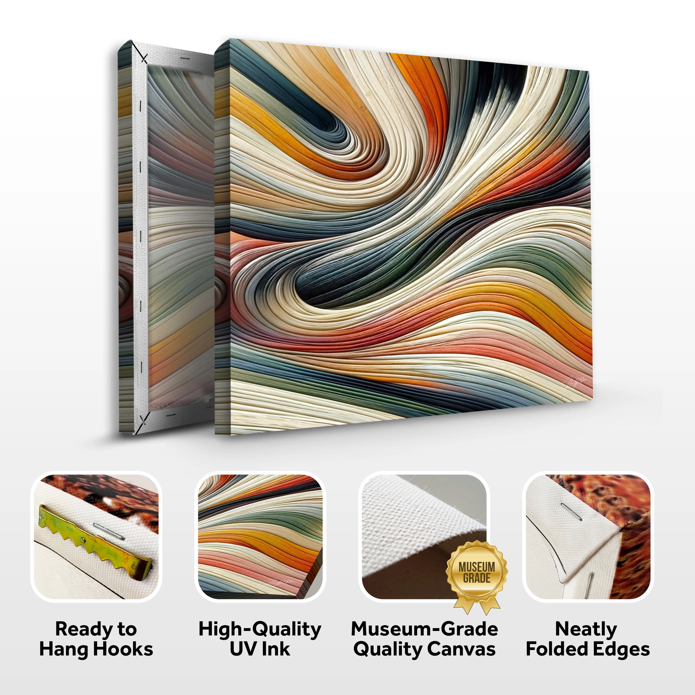 Canvas Print: "Spectral Swirl" - Image 6