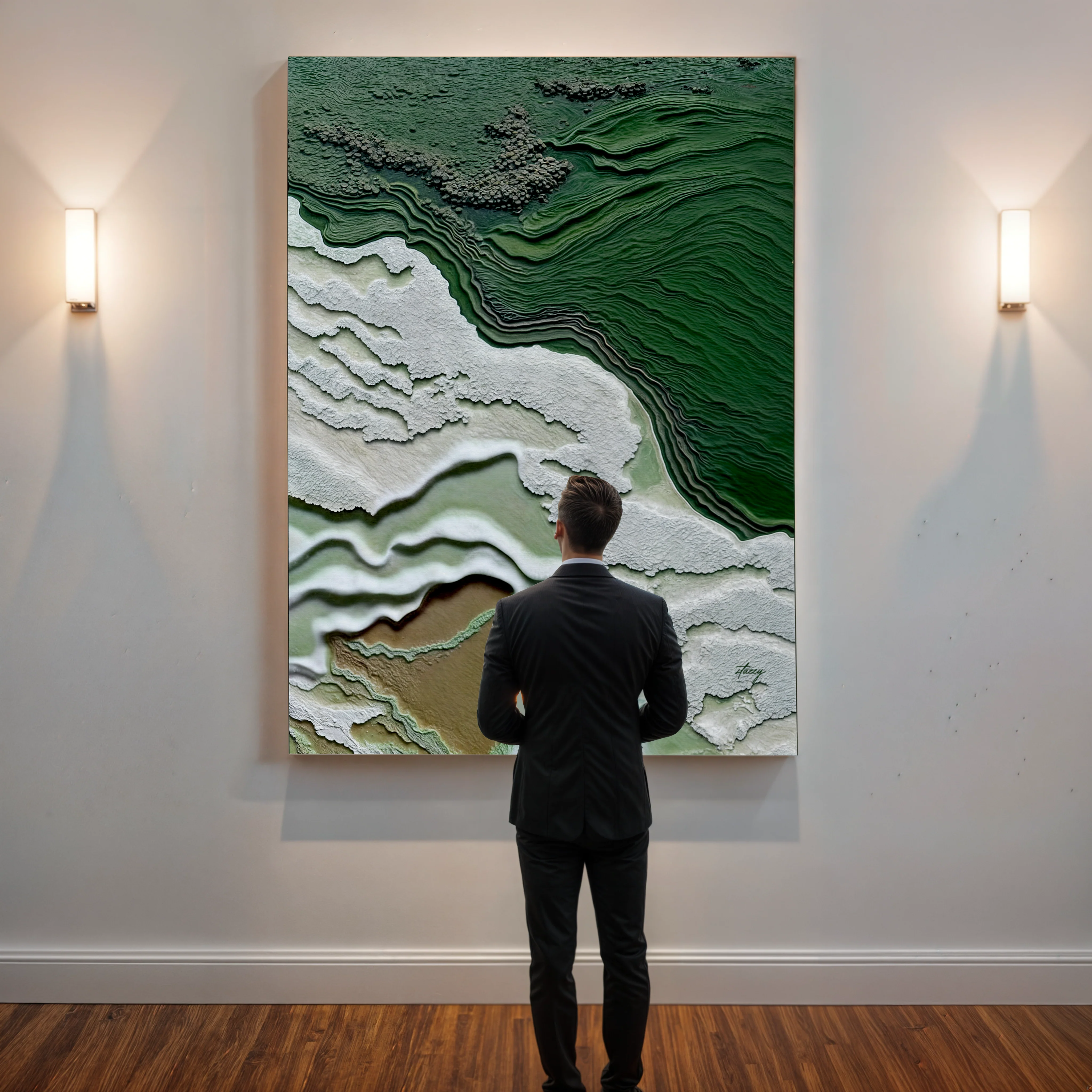 Canvas Print: "Verdant Cliffs" - Image 2