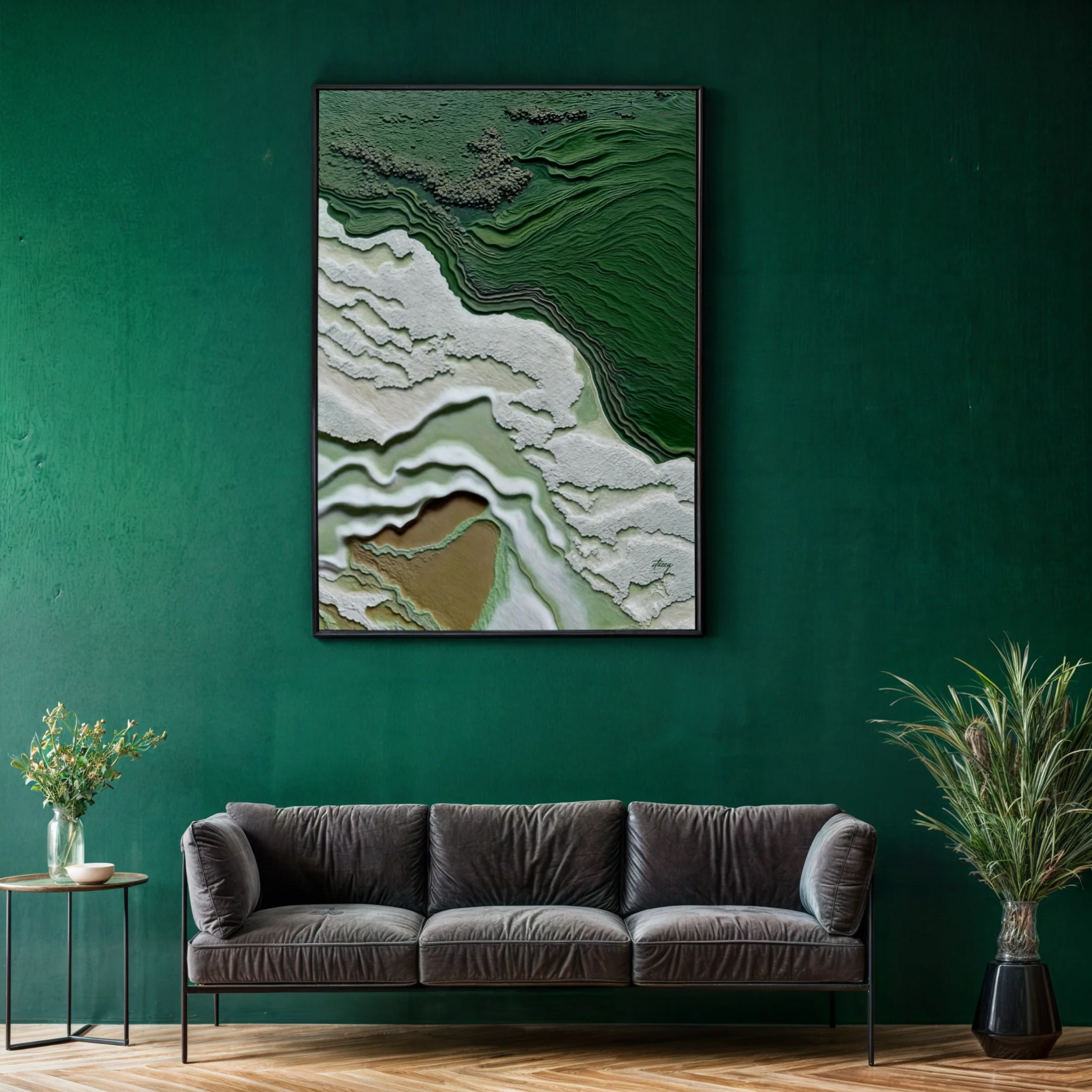 Canvas Print: "Verdant Cliffs" - Image 3