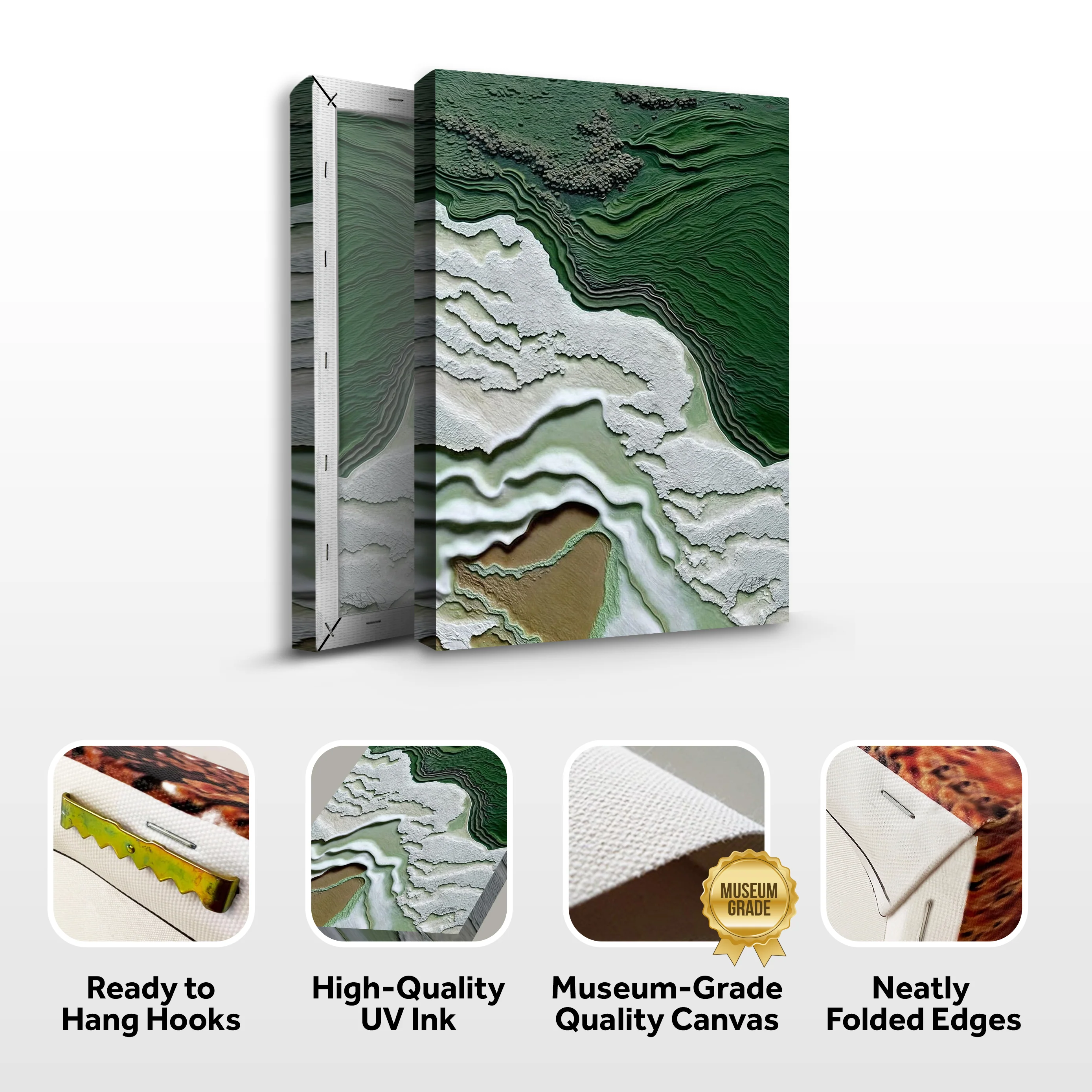 Canvas Print: "Verdant Cliffs" - Image 4