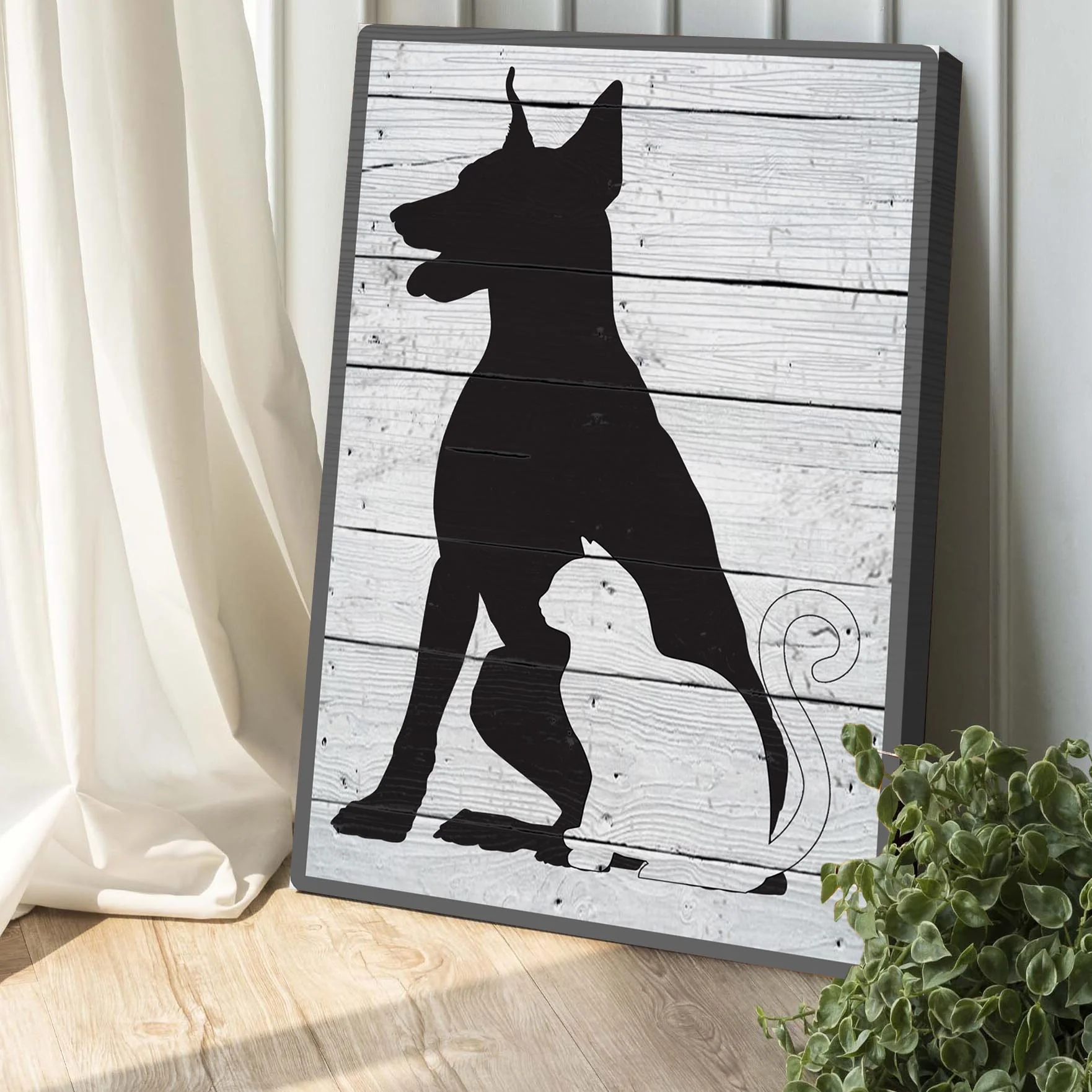 Cat And Dog Pet Canvas Wall Art - Image 3