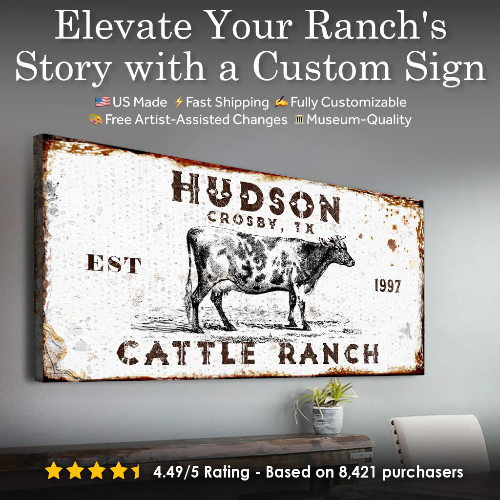 Cattle Ranch Rustic Sign - Image 10