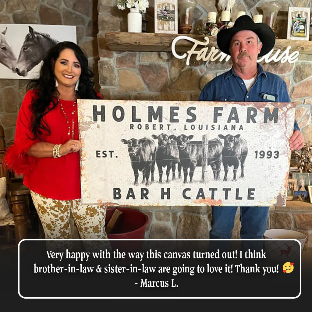 Cattle Ranch Rustic Sign - Image 11