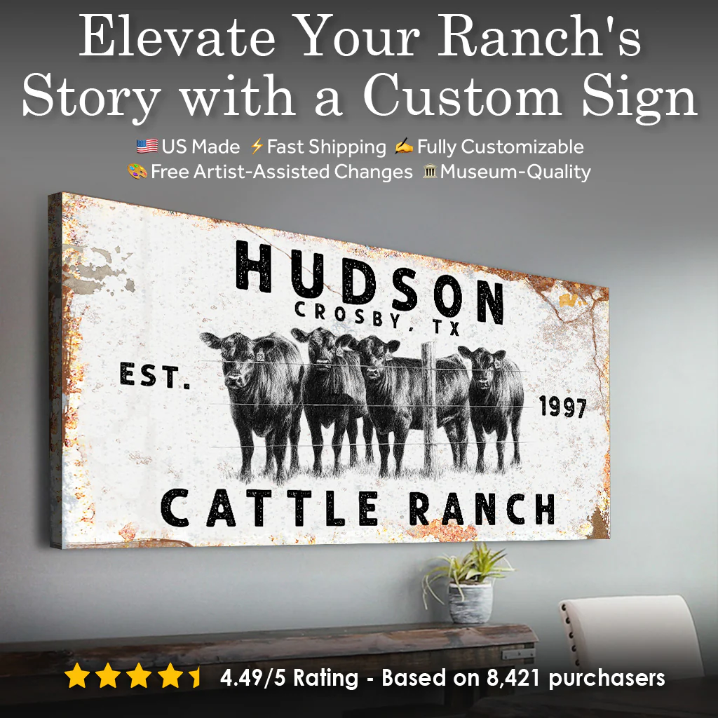 Cattle Ranch Rustic Sign - Image 3