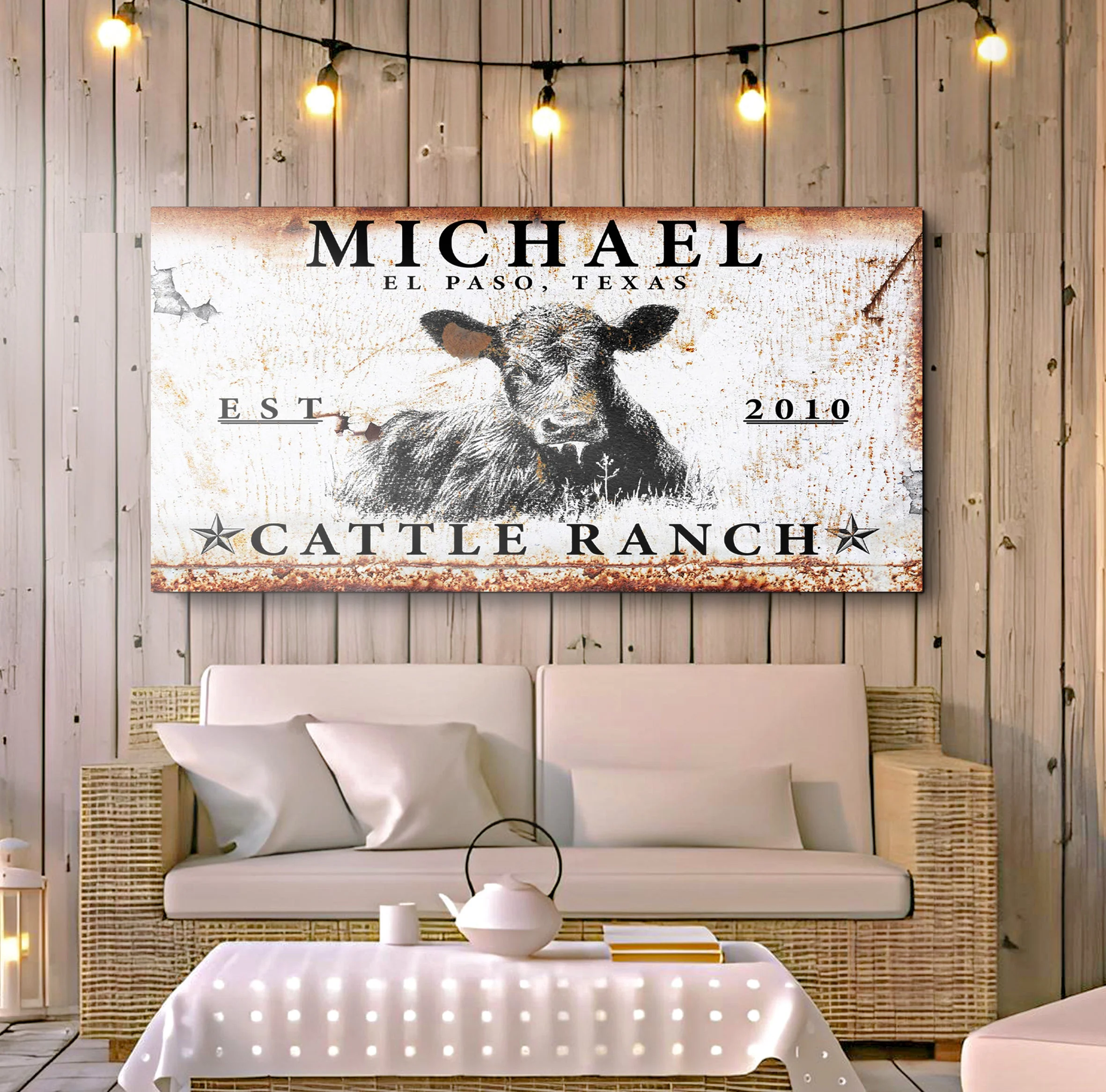 Cattle Ranch Sign X - Image 2