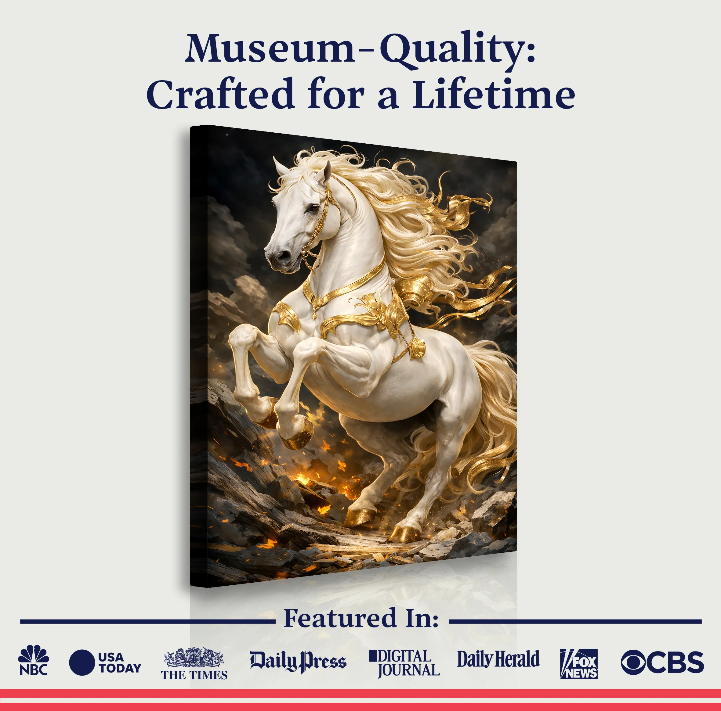 Celestial Stallion Wall Art - Image 6