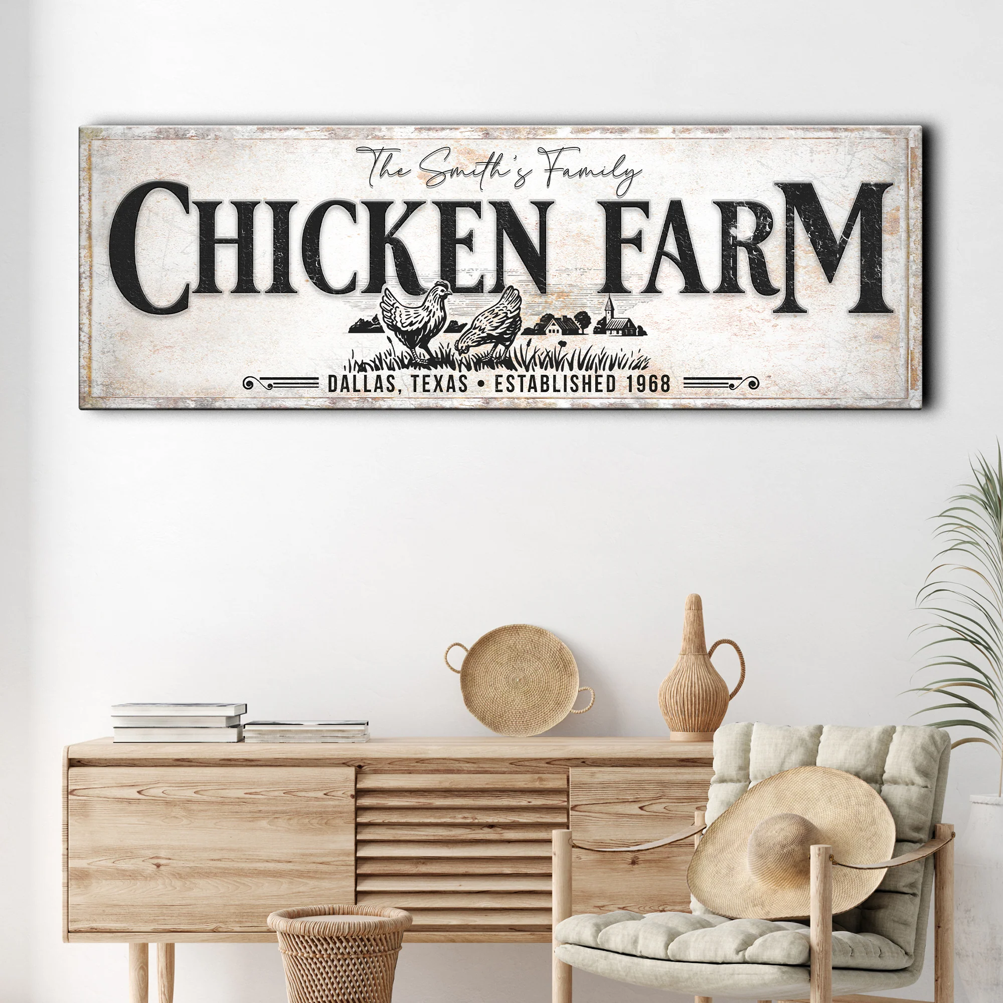 Chicken Family Farm Sign - Image 3