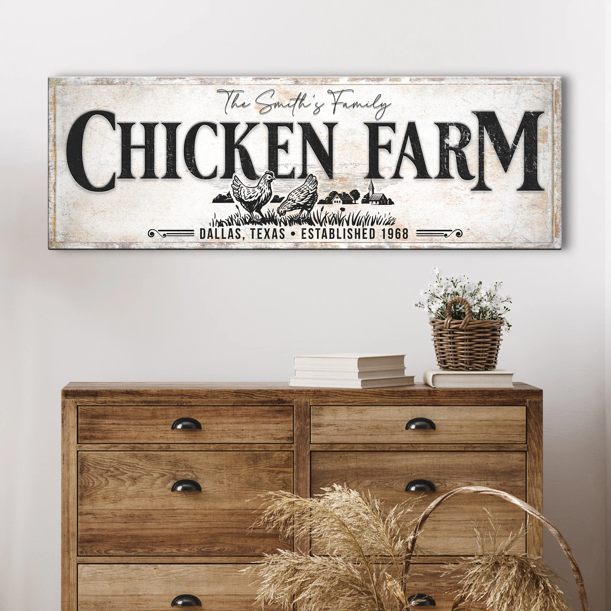 Chicken Family Farm Sign - Image 4