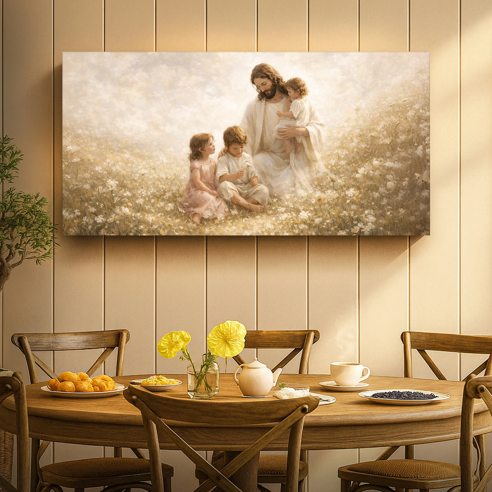 Christ Among the Little Ones Faith Wall Art - Image 5