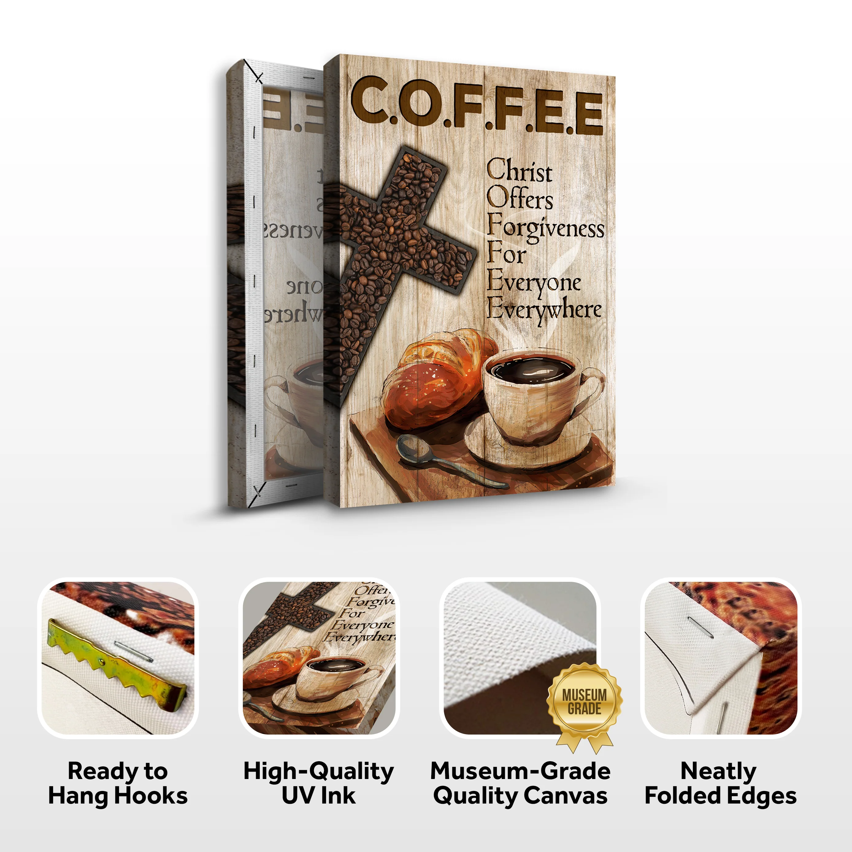 Christ And Coffee Faith Sign II - Image 6