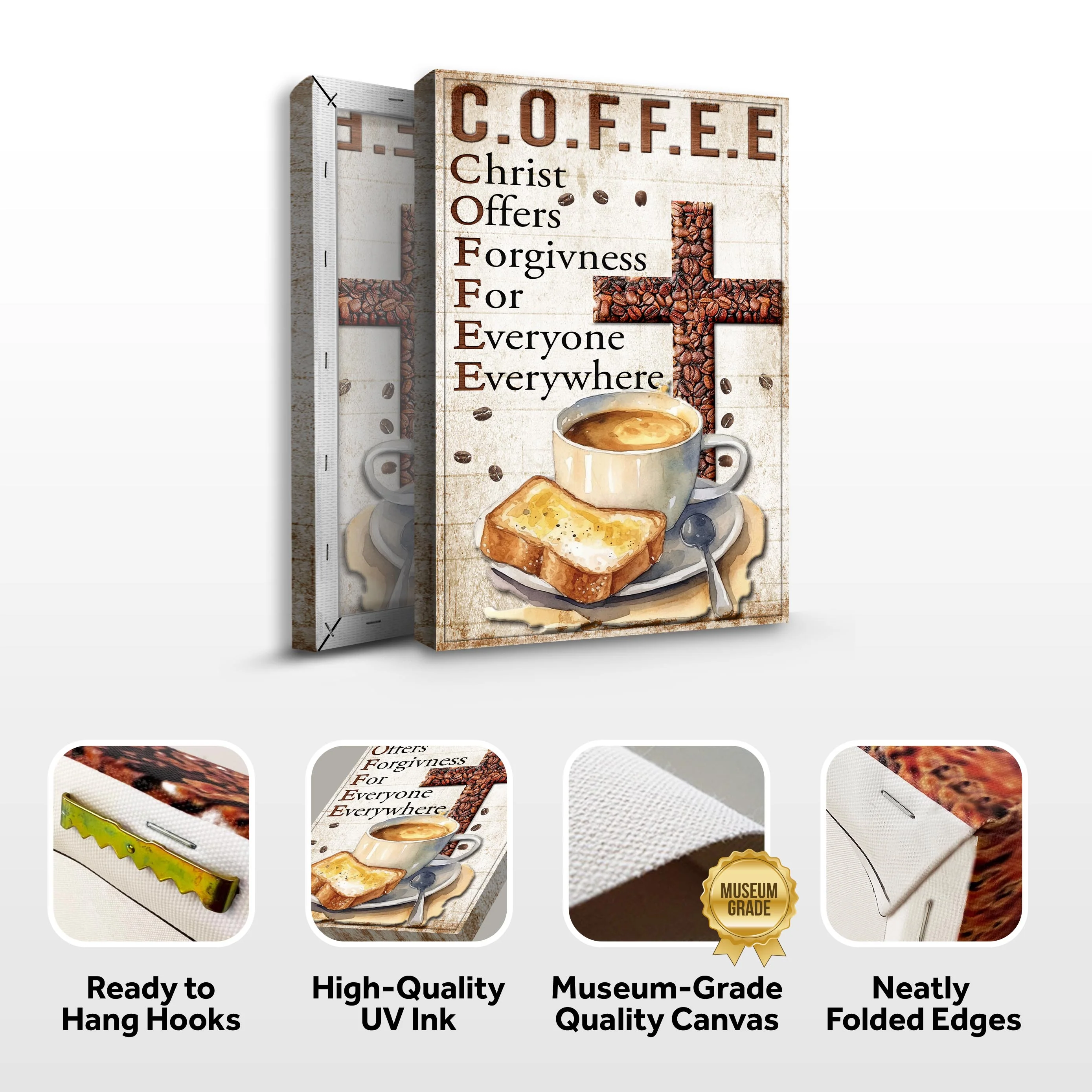 Christ And Coffee Faith Sign IV - Image 7