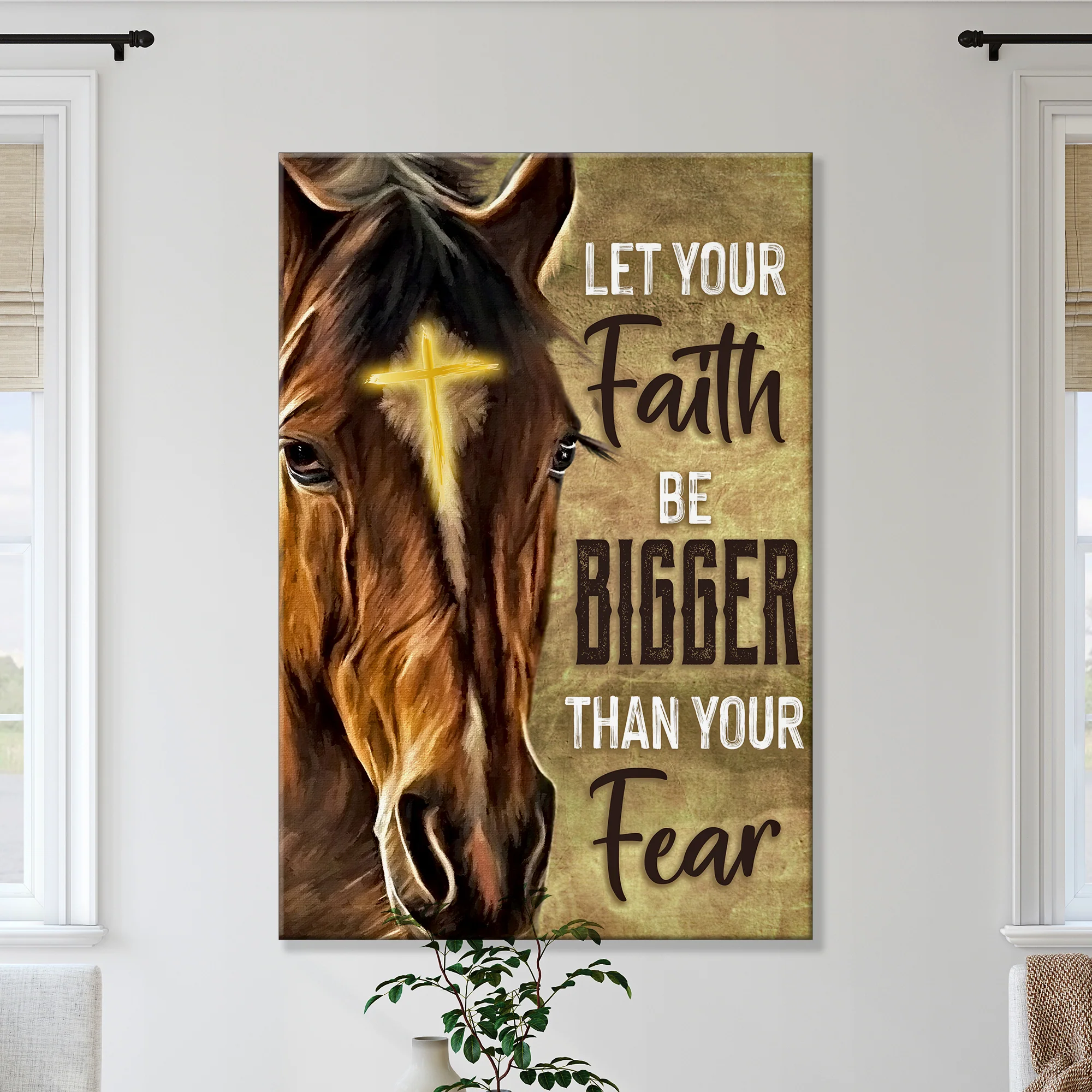 Christian Horse Painting Sign - Image 2