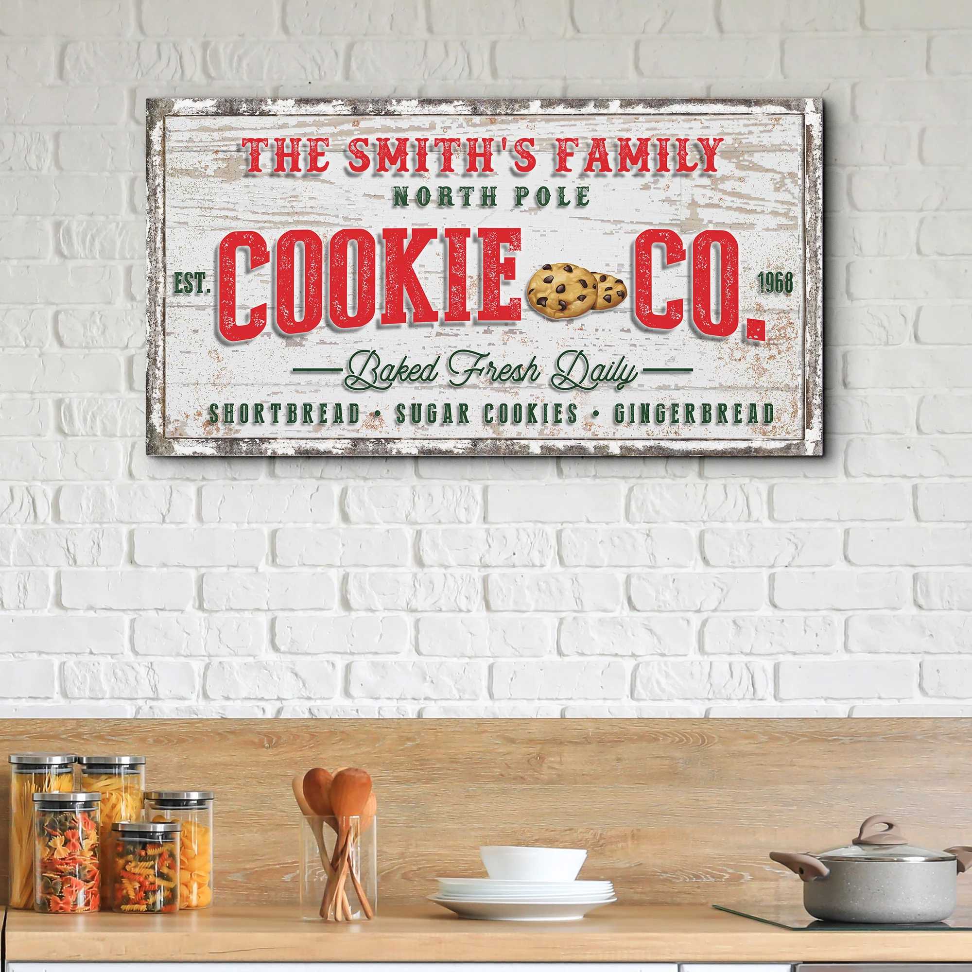 Christmas Cookie Co Sign