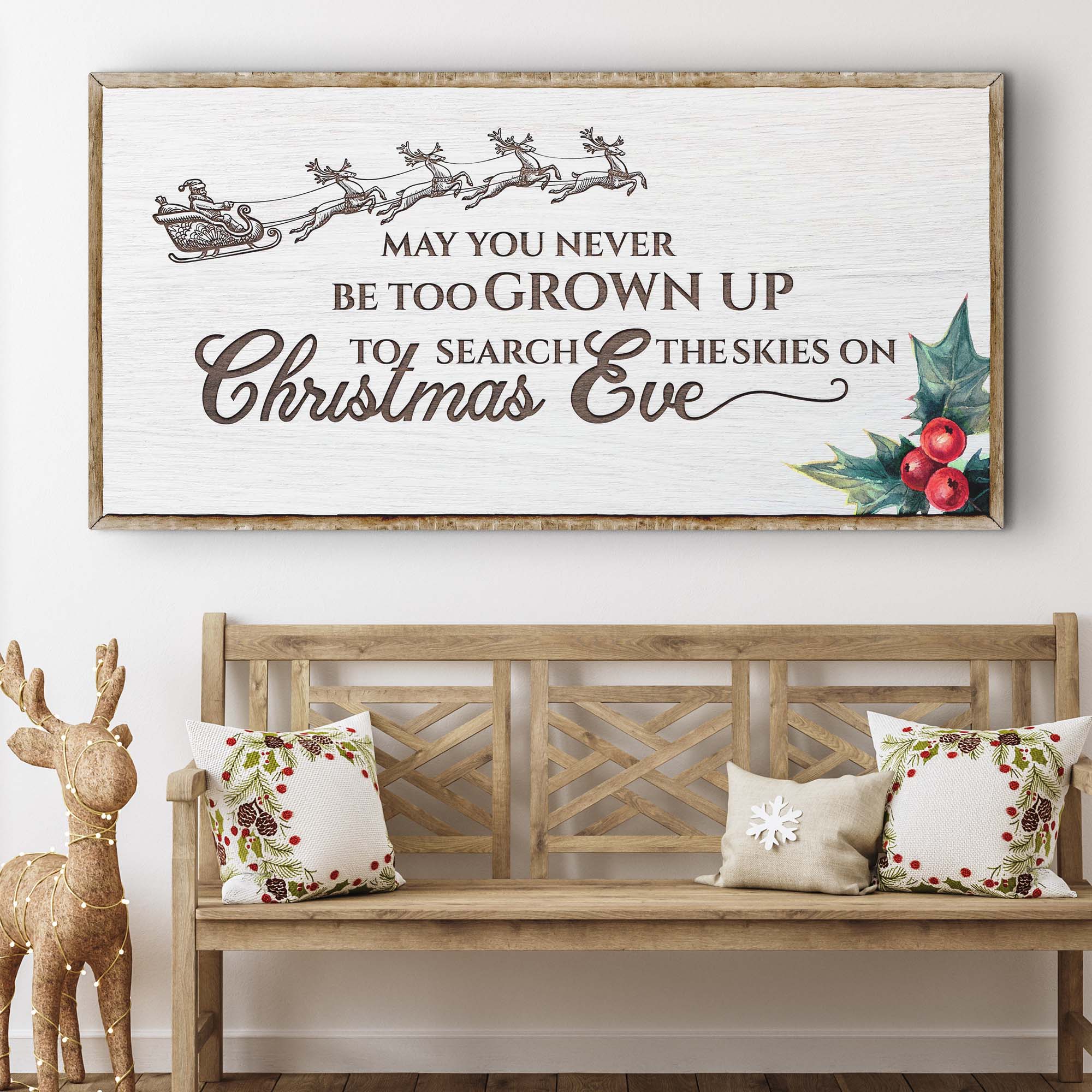 Christmas Eve Farmhouse Sign - Image 7