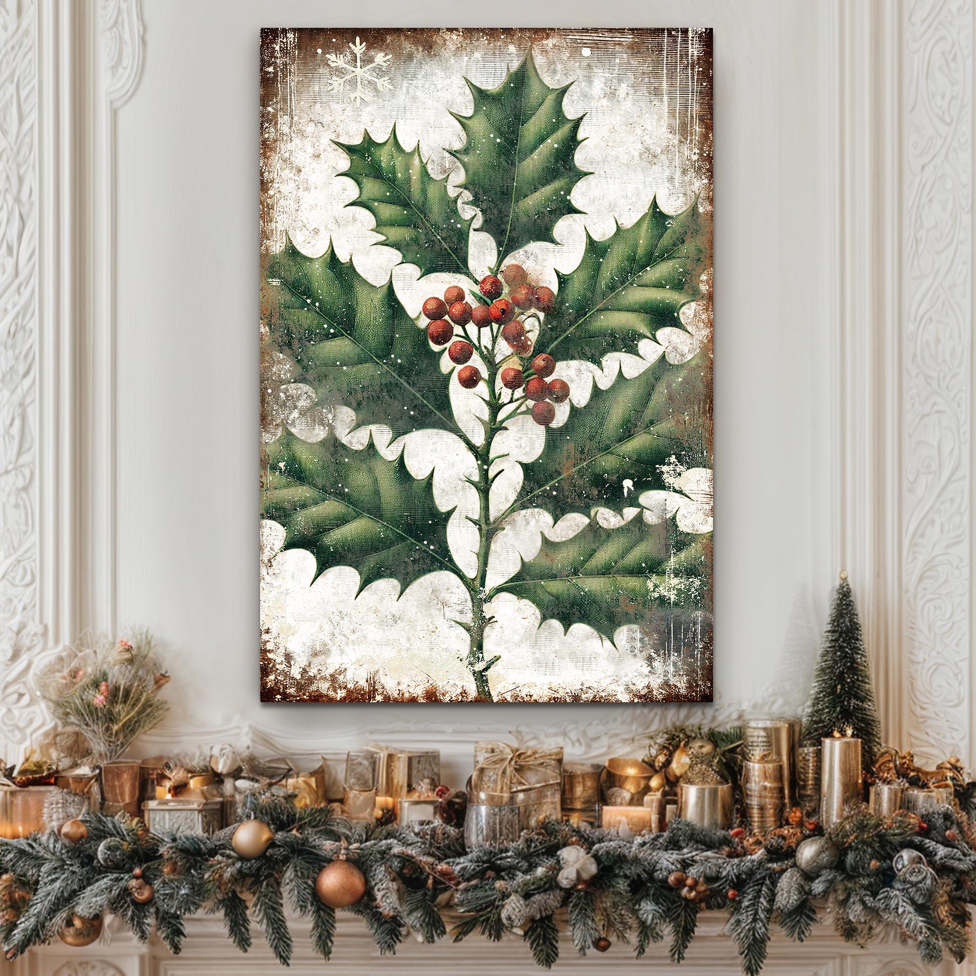 Christmas Holly Wall Art - Image 3
