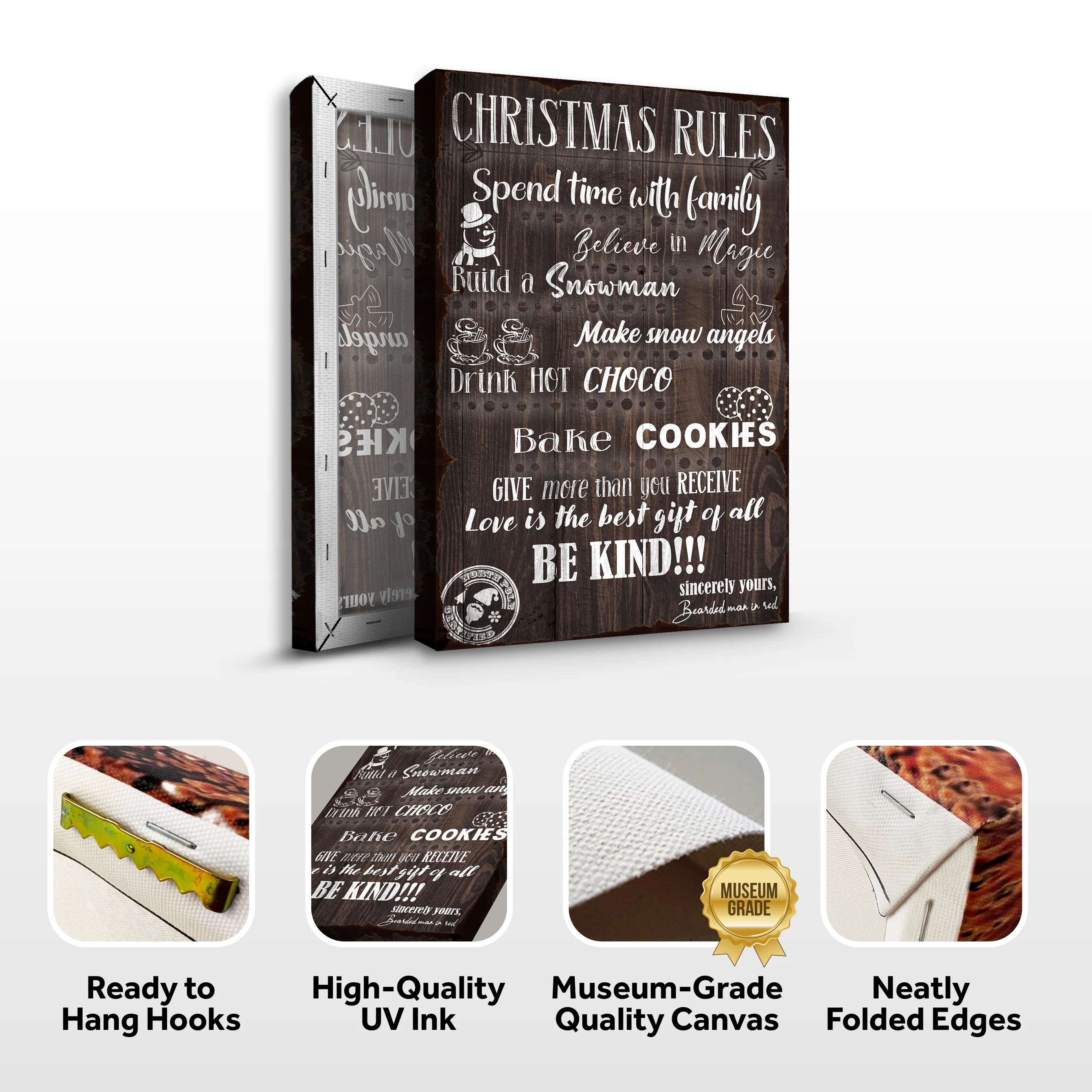 Christmas Rules Sign - Image 4