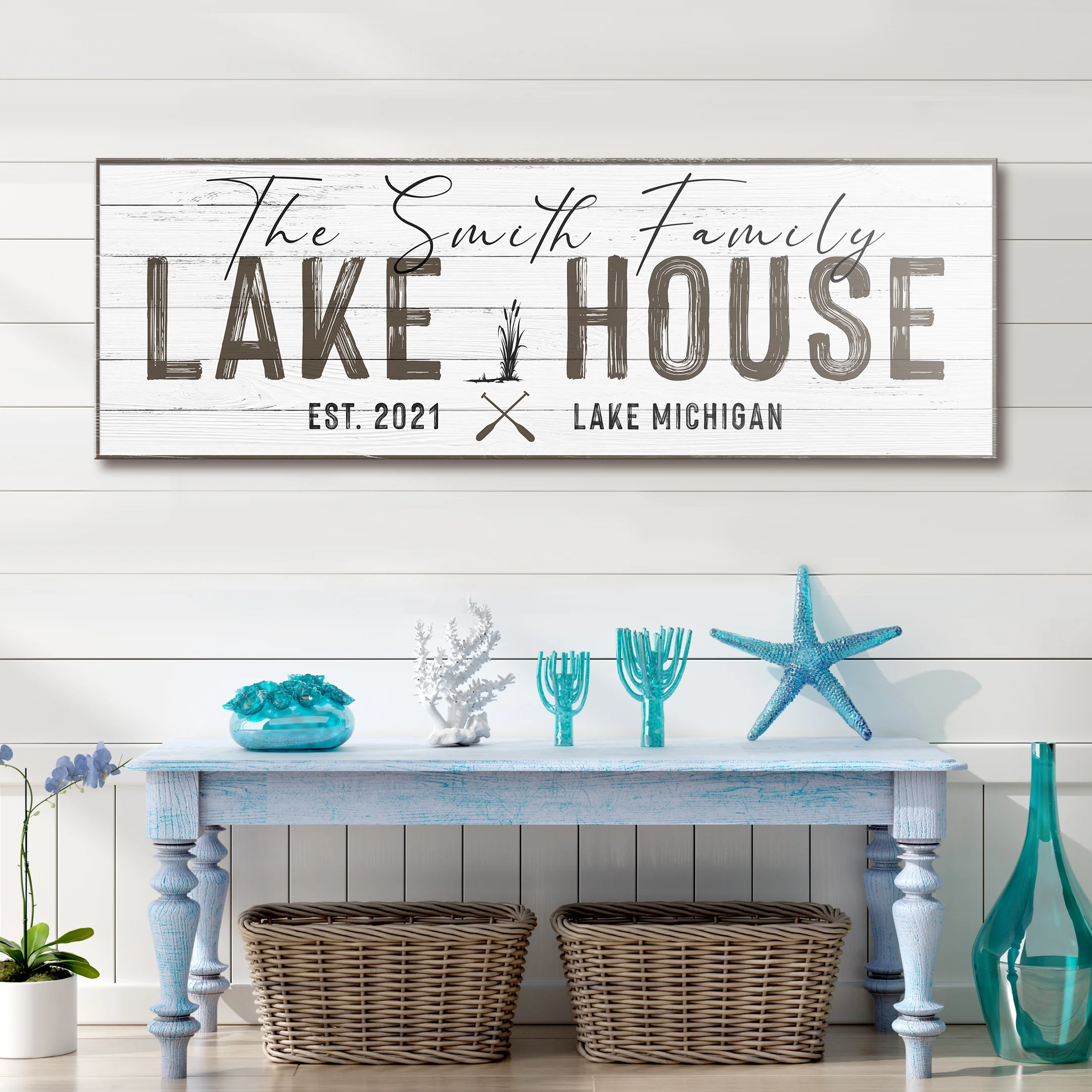 Classic Family Lake House Sign - Image 2