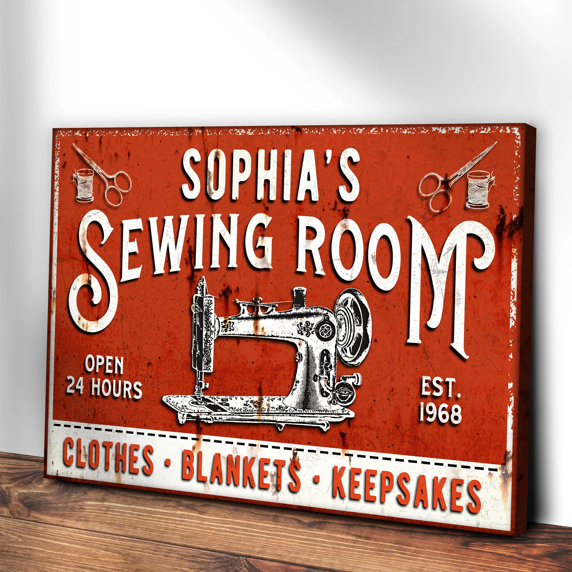 Clothes Blankets Keepsakes Sewing Room Sign - Image 3