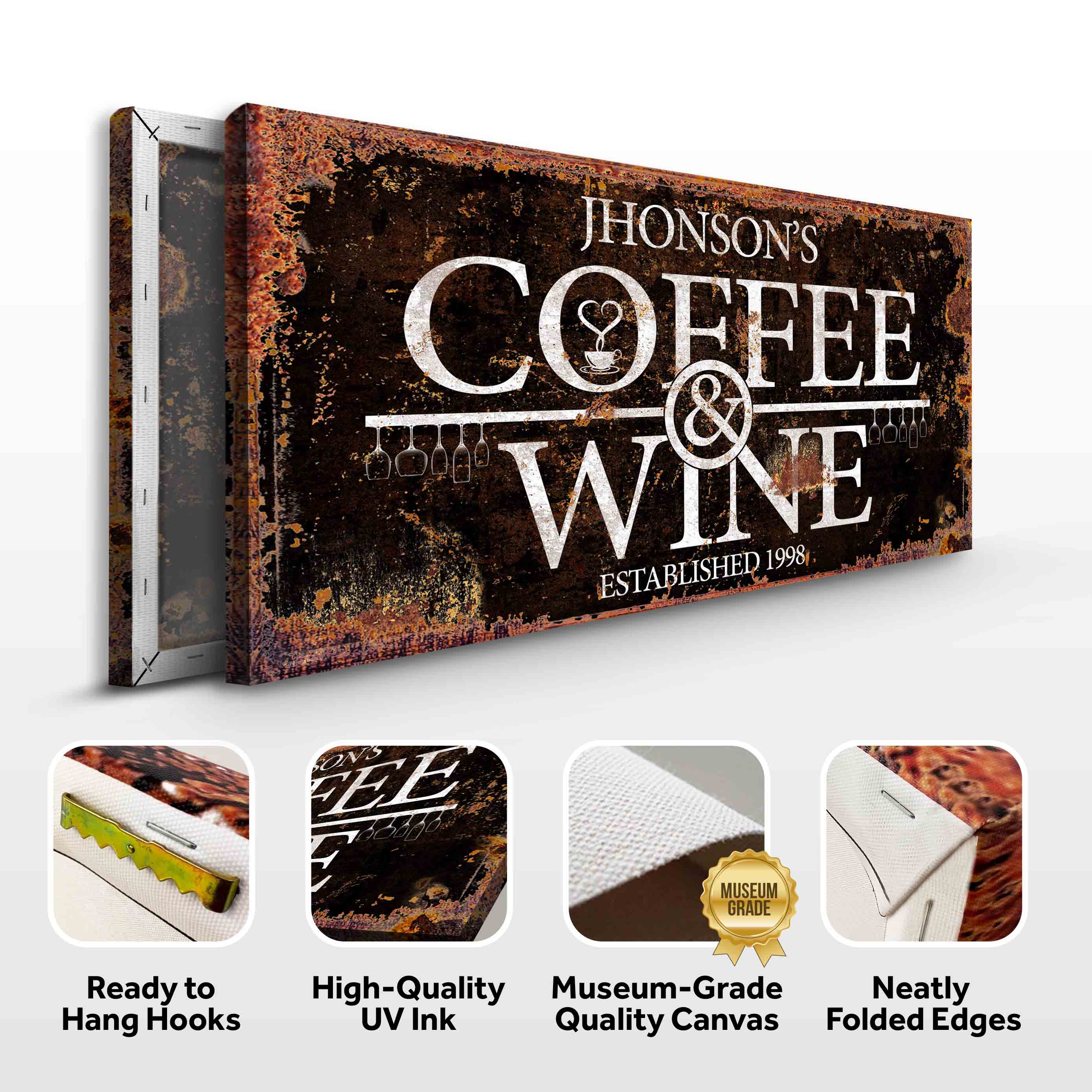 Coffee and Wine Sign III - Image 4
