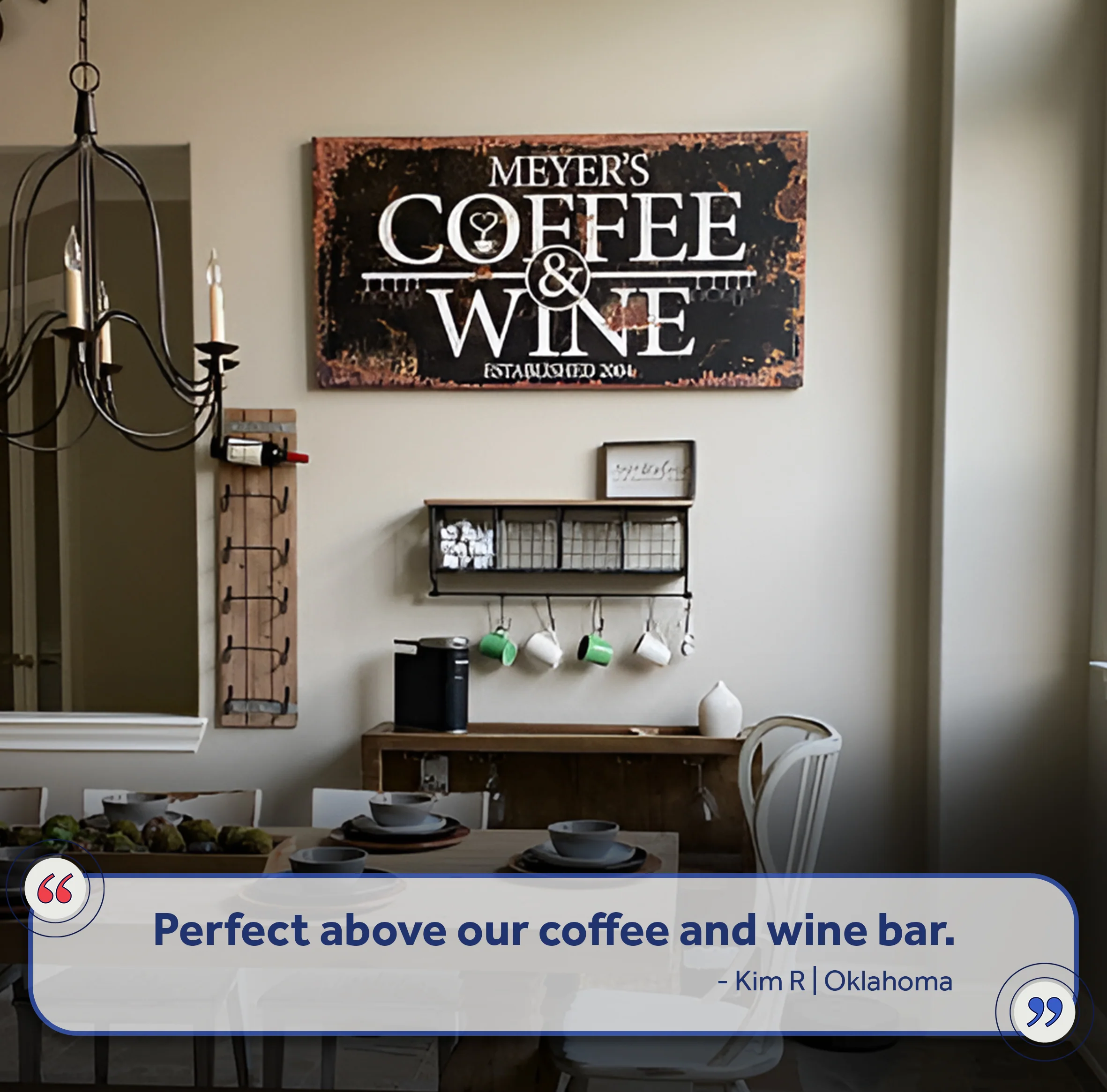 Coffee and Wine Sign III - Image 7