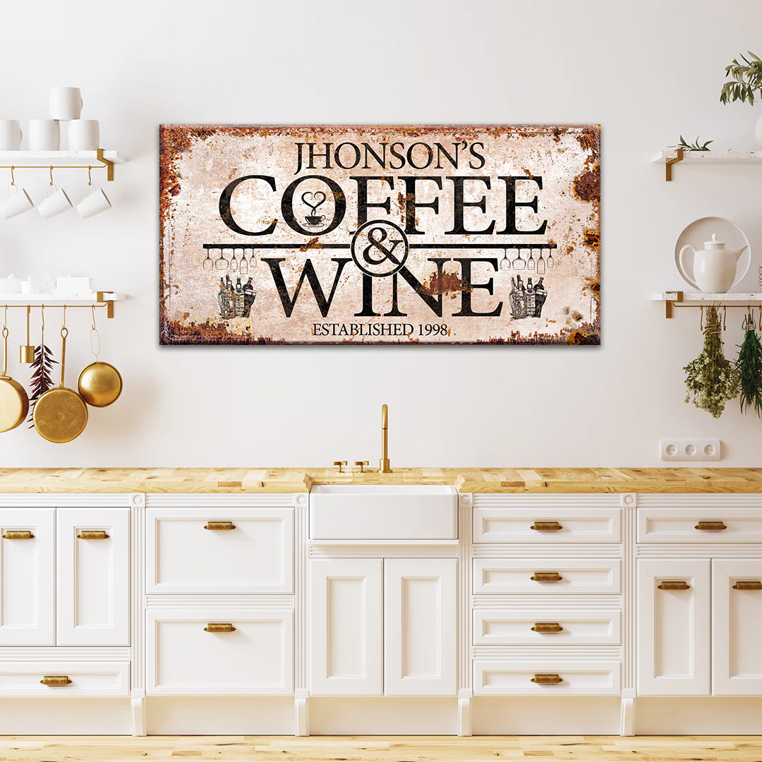 Coffee and Wine Sign - Image 10