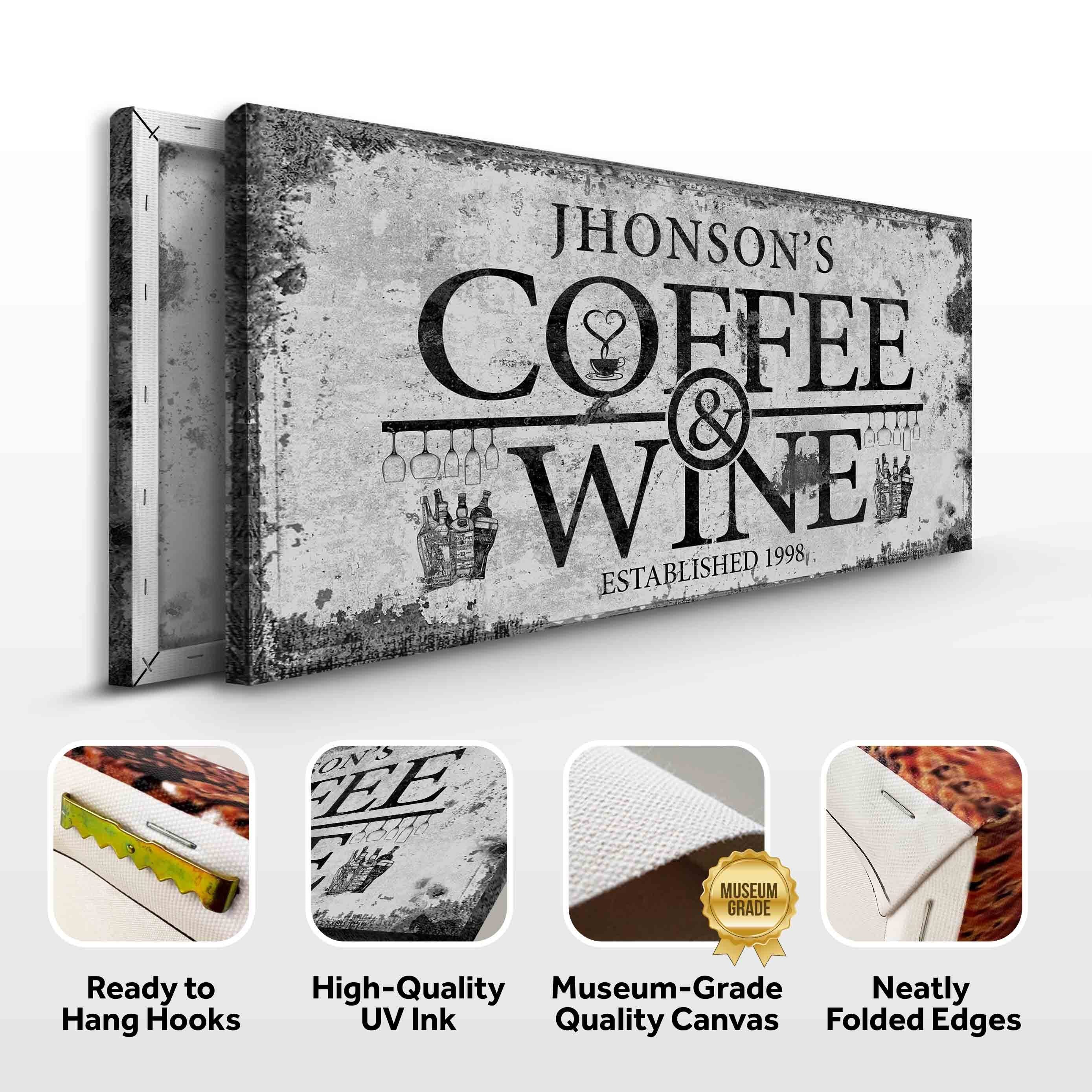 Coffee and Wine Sign - Image 4
