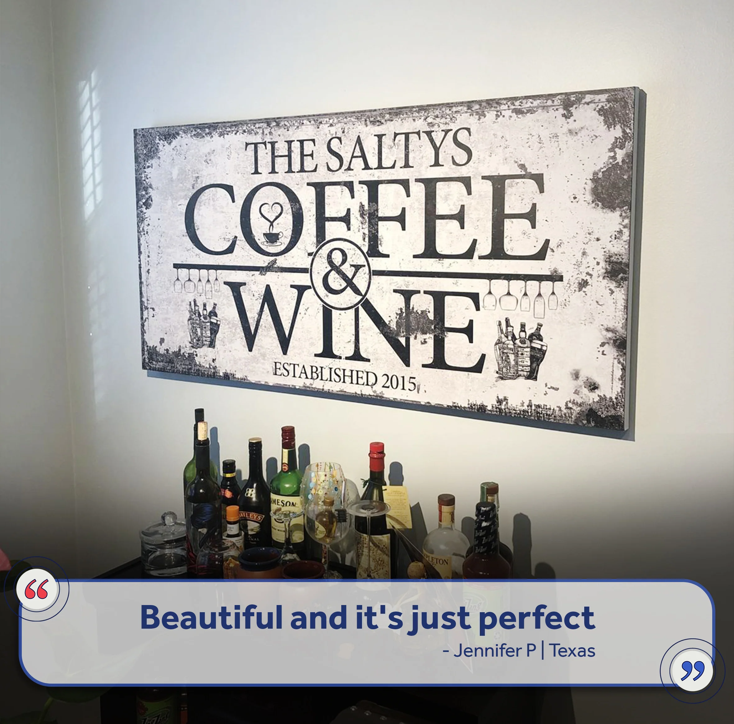 Coffee and Wine Sign - Image 6