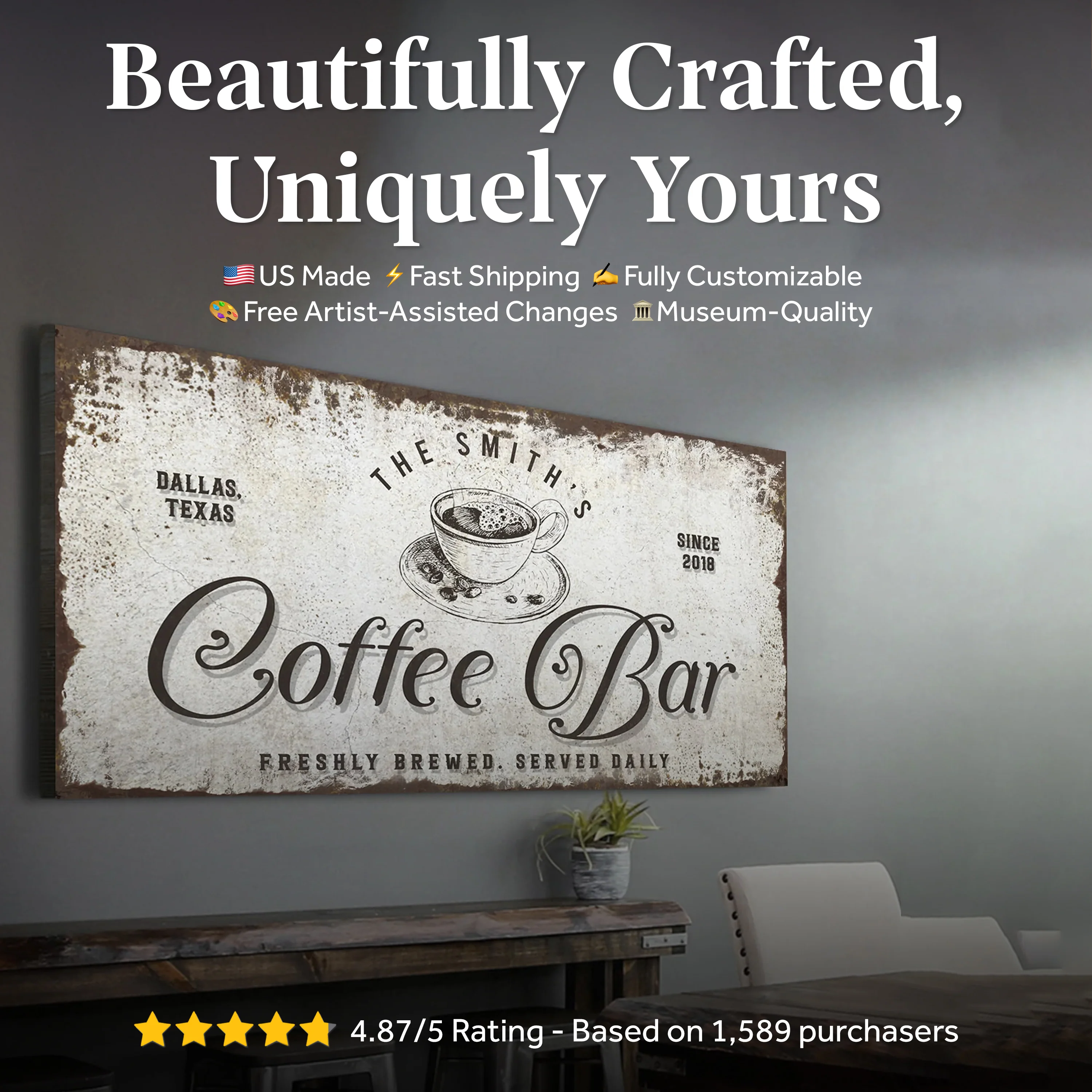 Coffee Bar Sign - Image 3