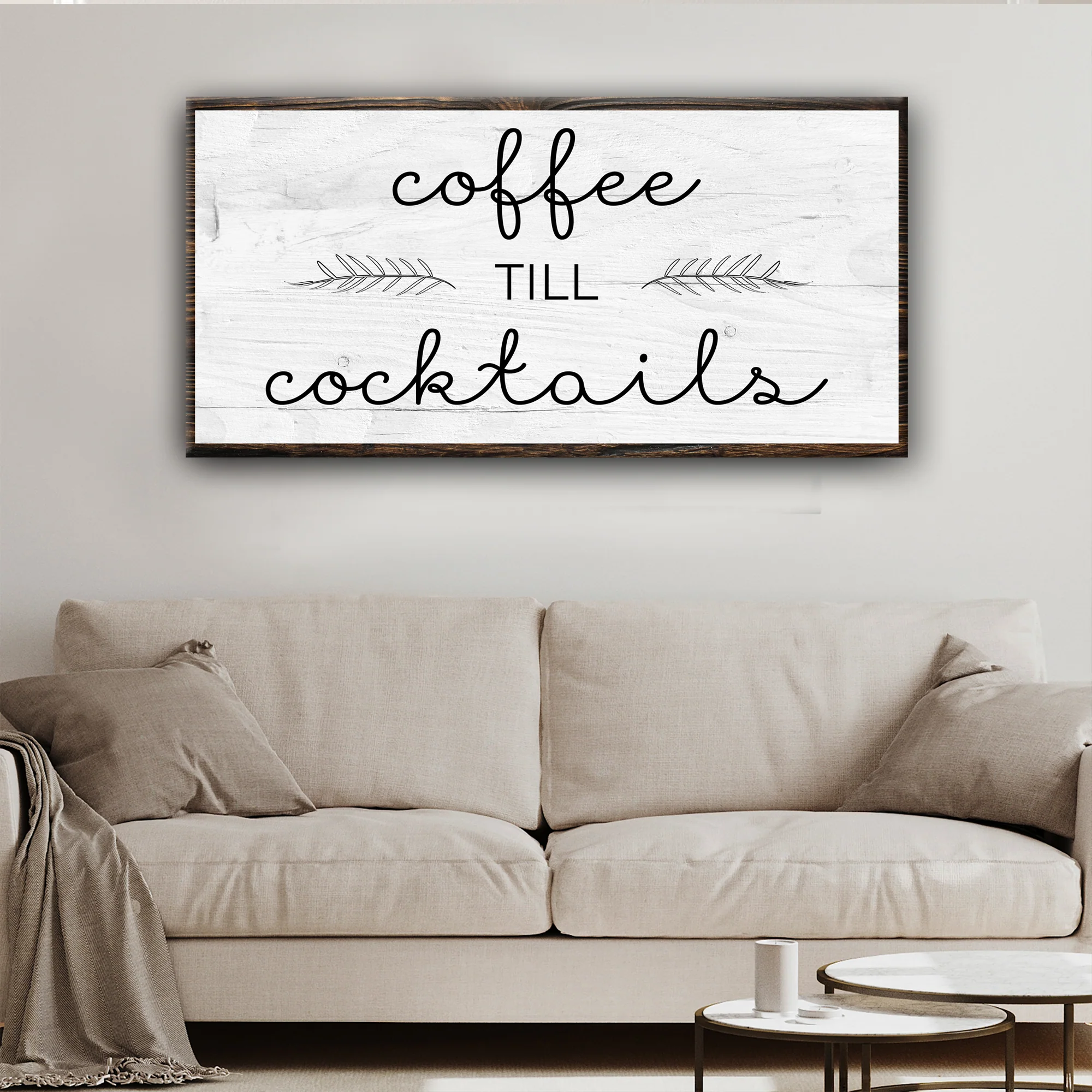 Coffee Till Cocktails Sign II - Image 2