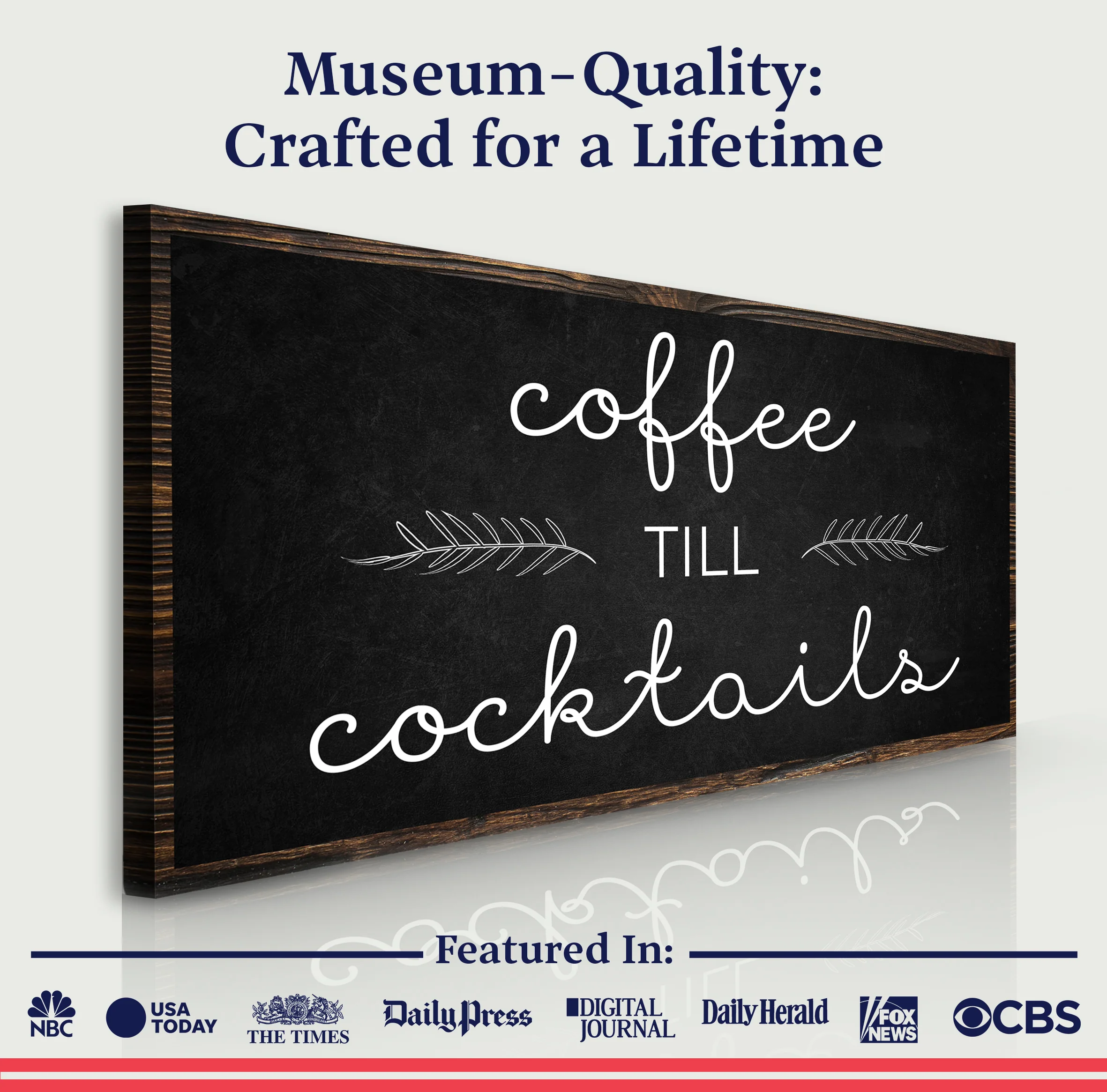Coffee Till Cocktails Sign - Image 3