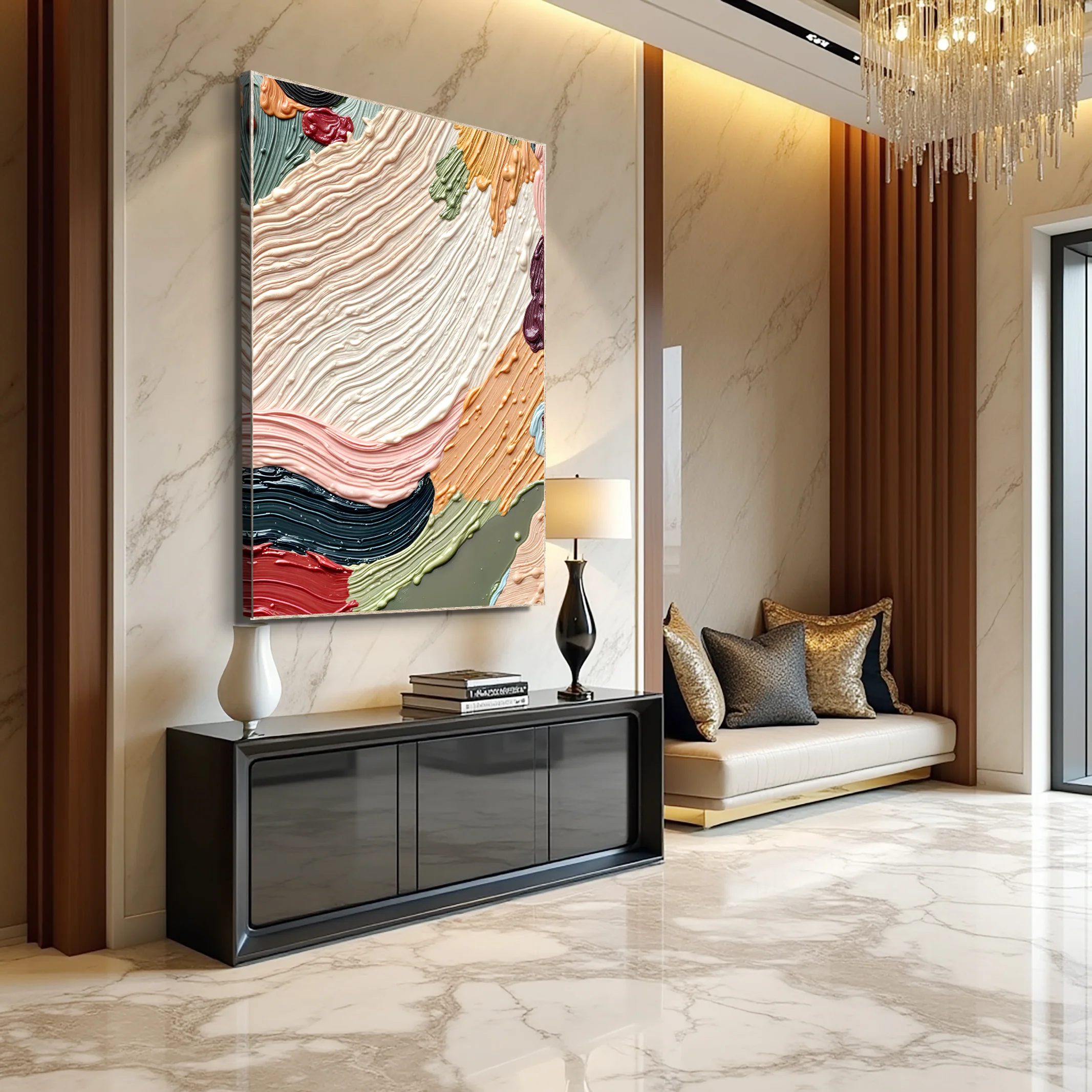 Colorful Abstract Wall Art - Image 4