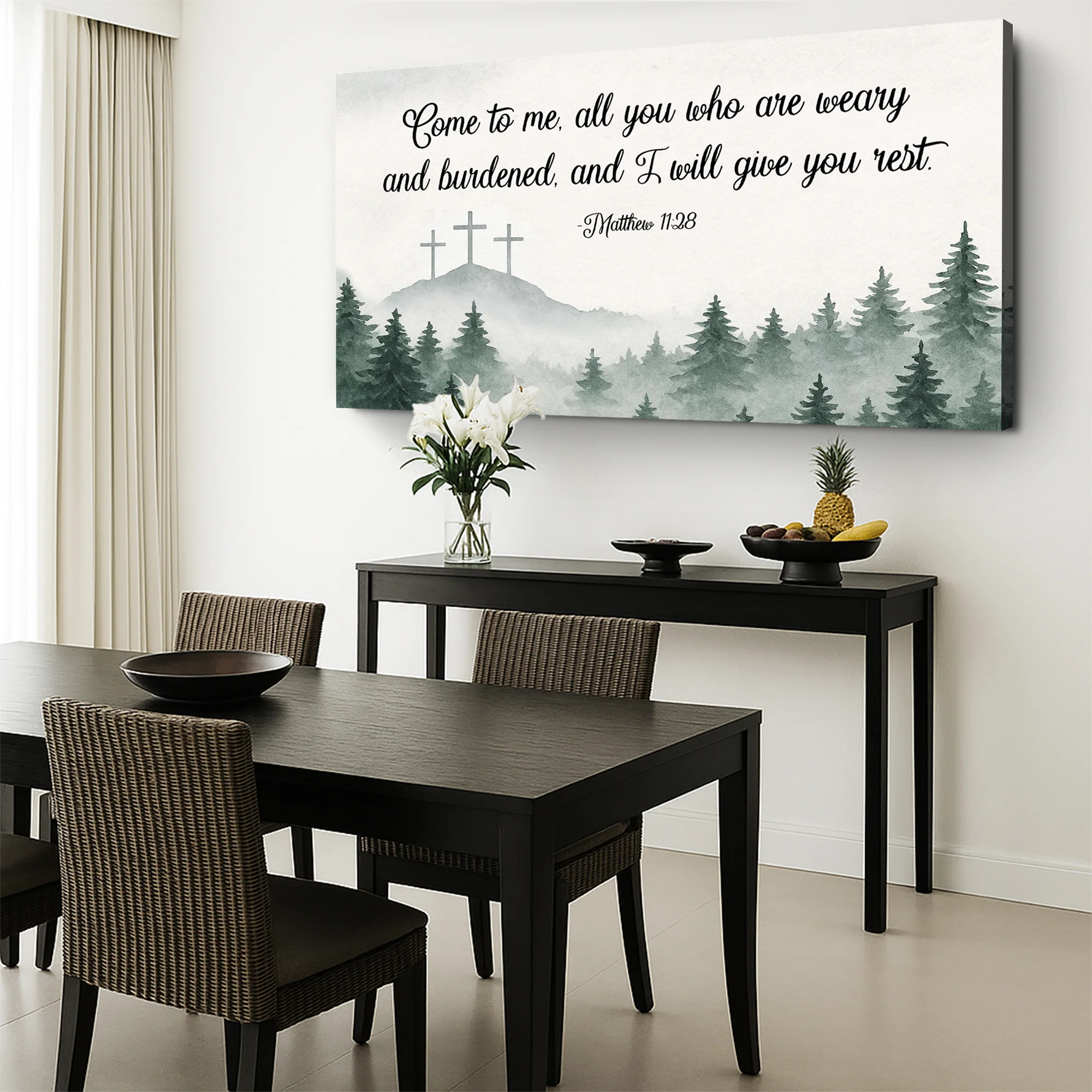 Come To Me - Matthew 11:28 Faith Sign II - Image 4