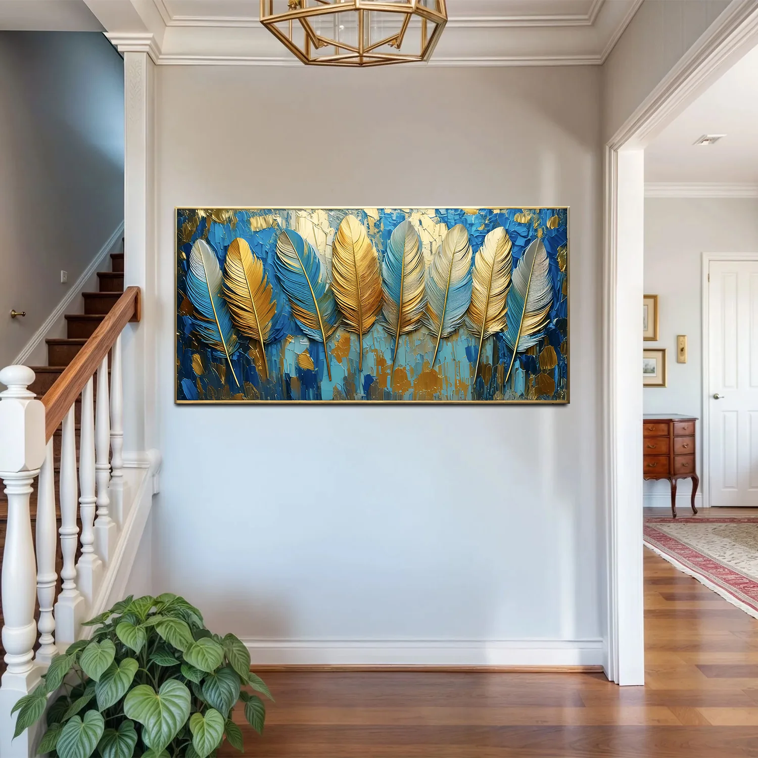 Confetti Sky Impasto Wall Art - Image 4