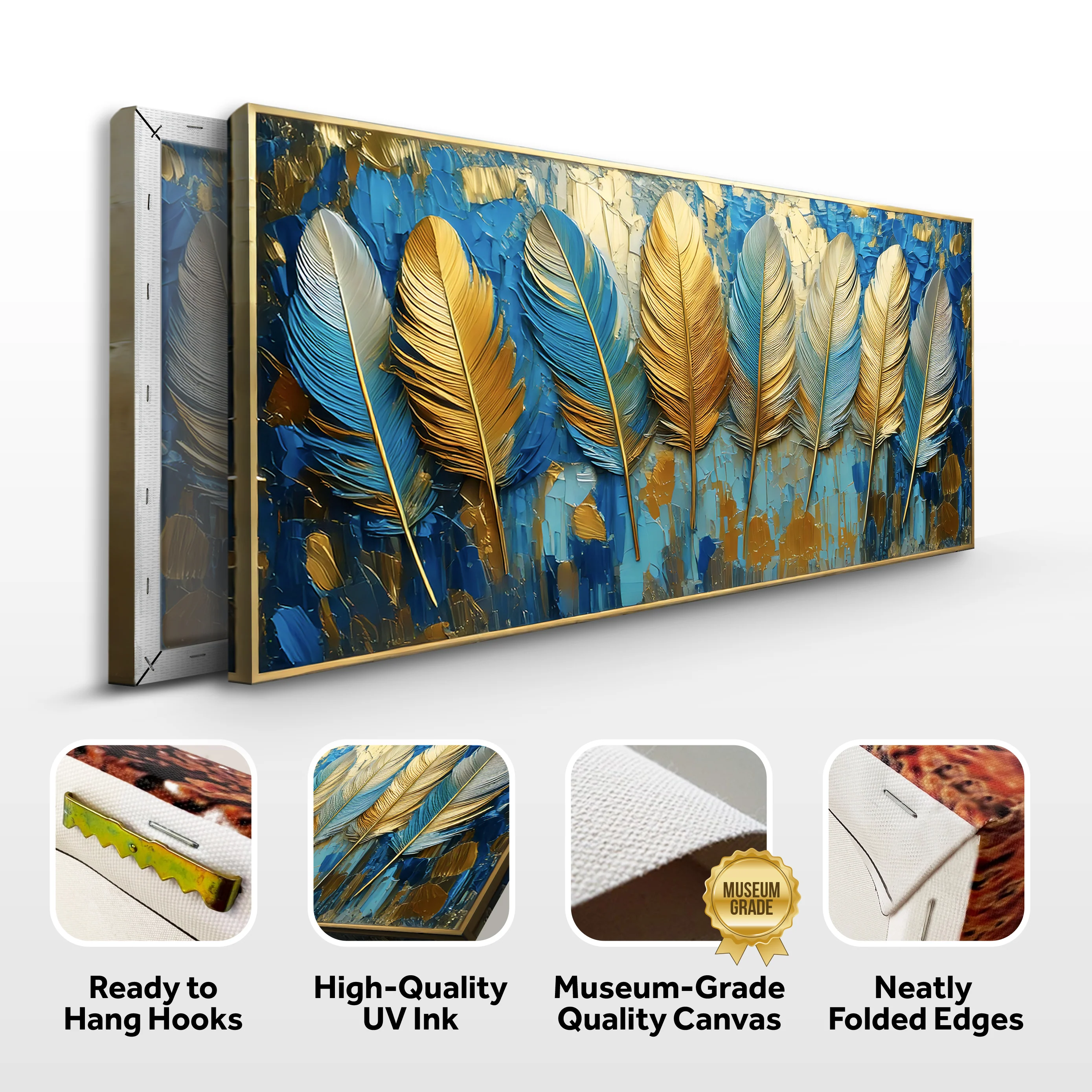 Confetti Sky Impasto Wall Art - Image 8
