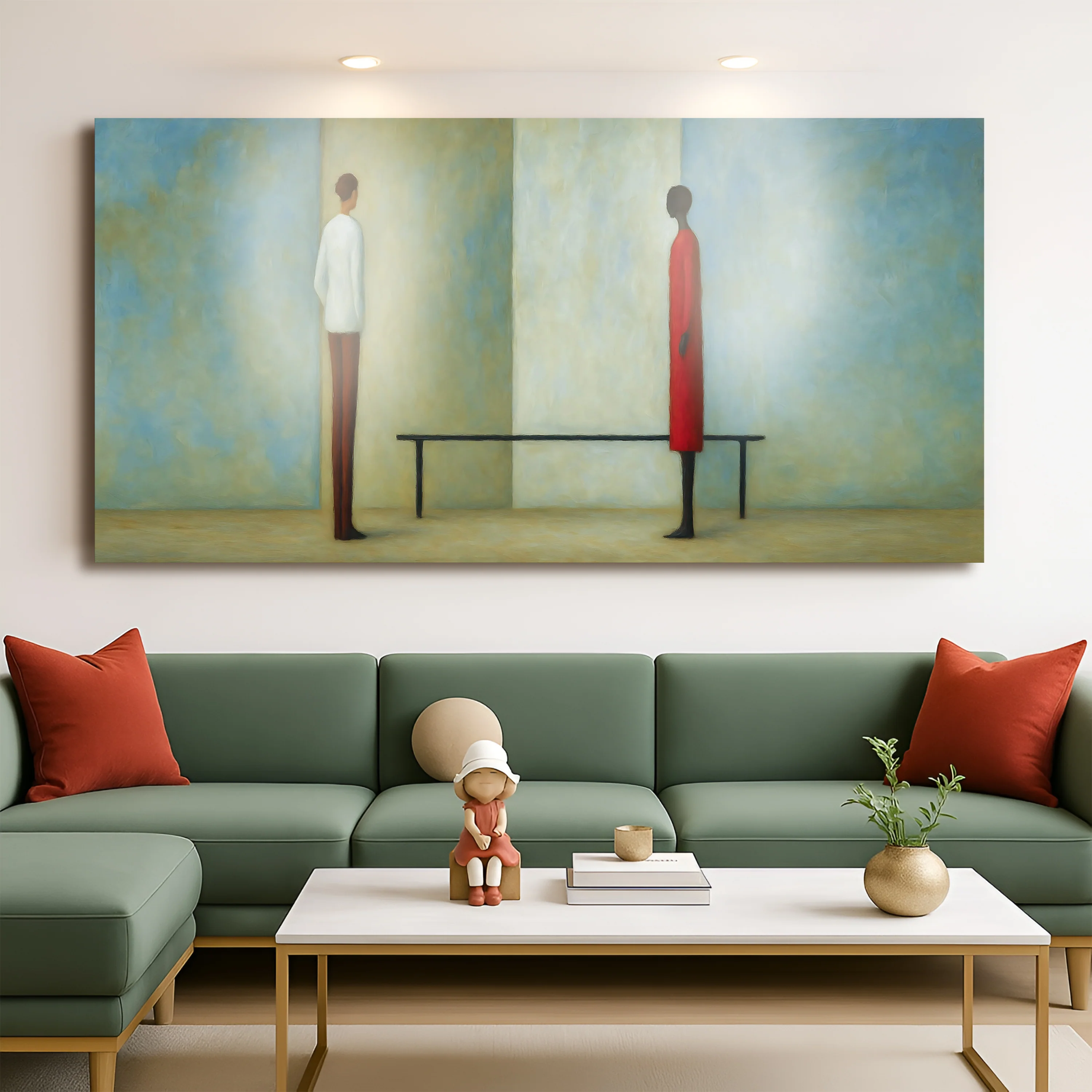 Confrontation Abstract Wall Art - Image 5