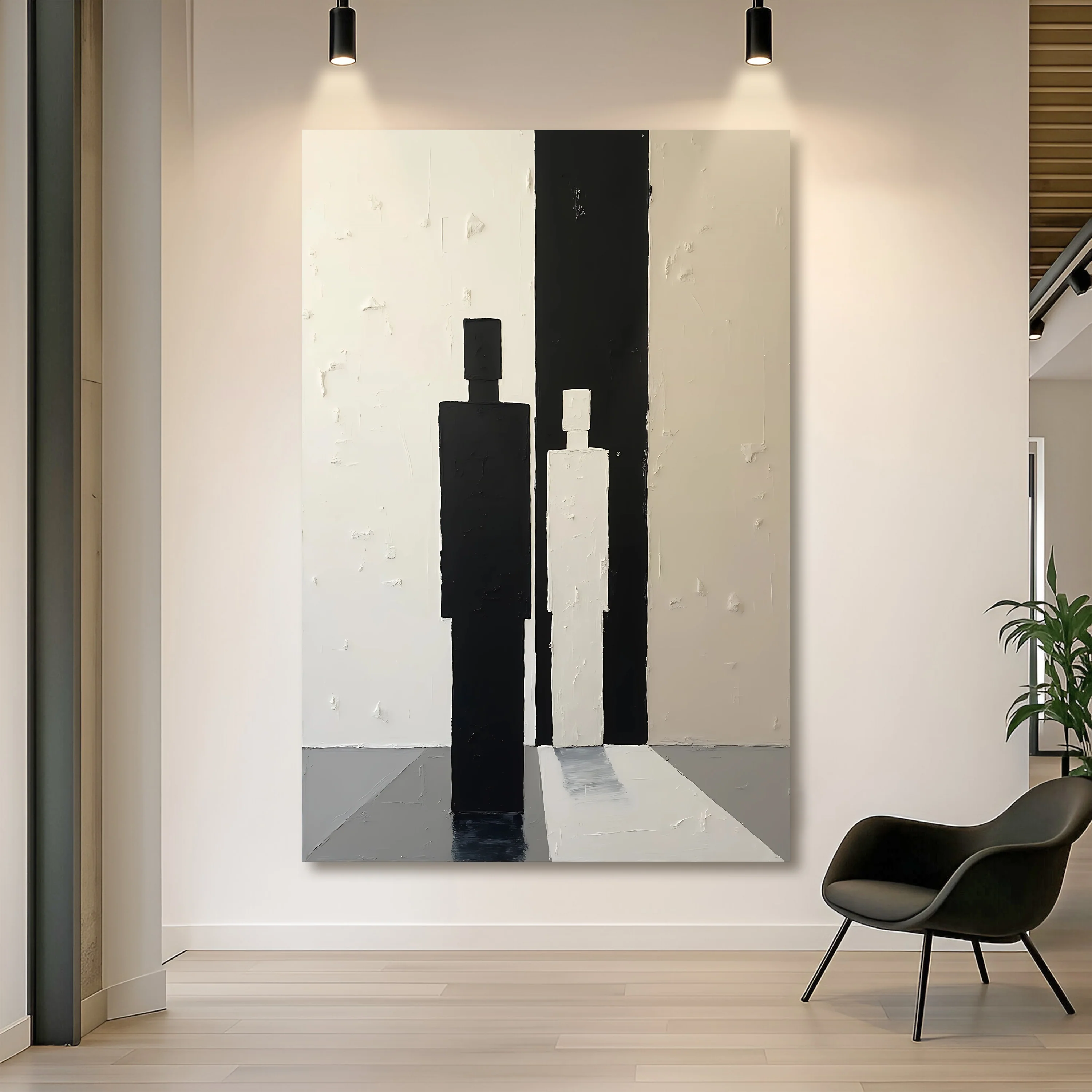 Contemporary Minimalist Abstract Wall Art - Image 2