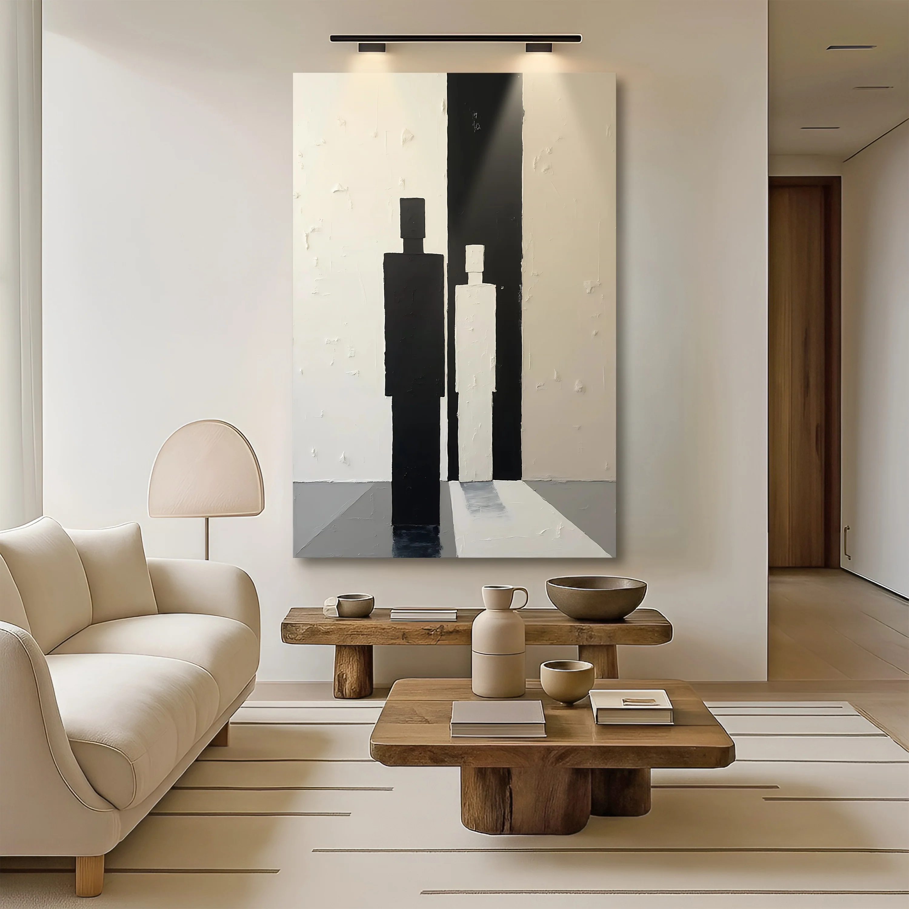Contemporary Minimalist Abstract Wall Art - Image 4