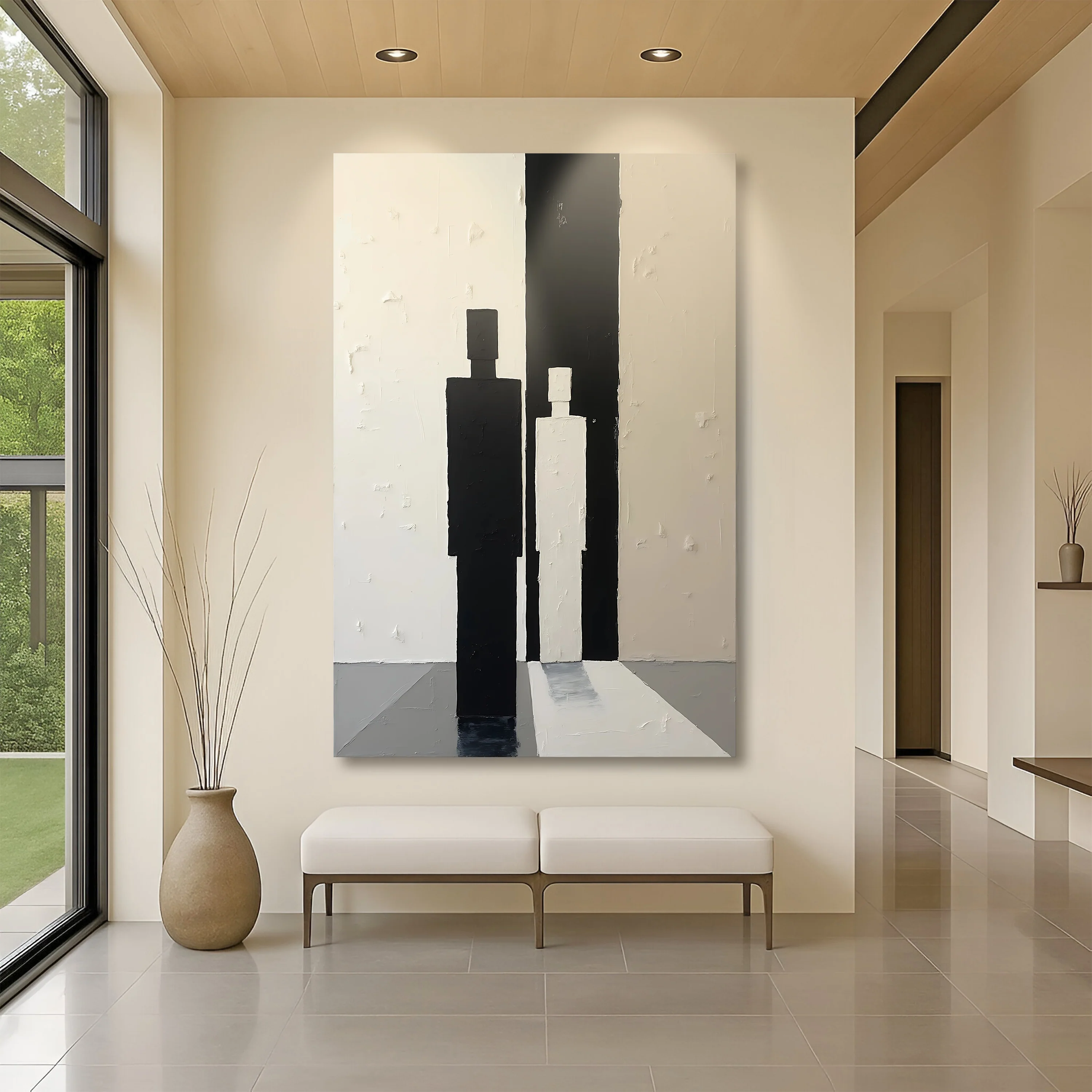 Contemporary Minimalist Abstract Wall Art - Image 5