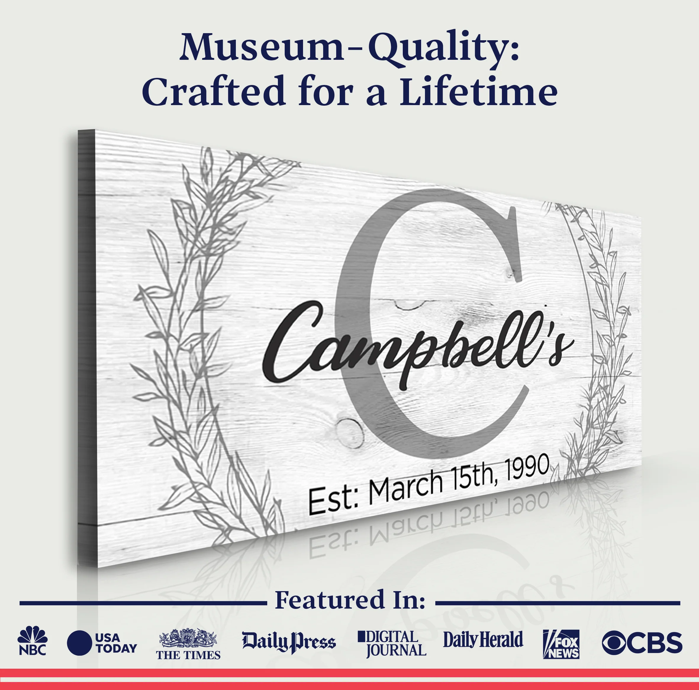 Family Monogram Sign III - Image 3